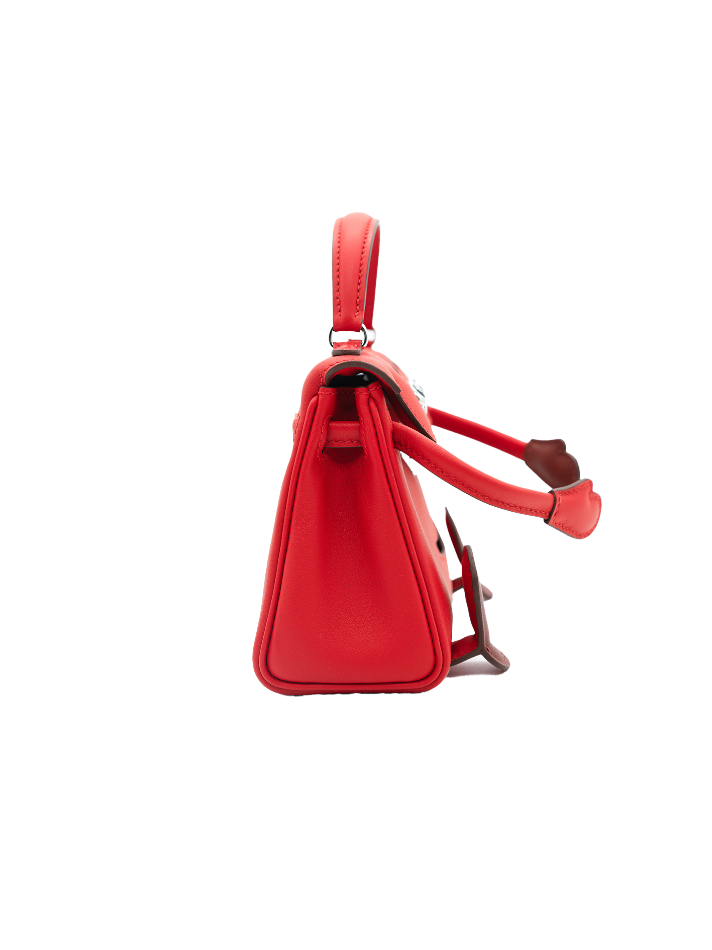 NEW HERMÈS QUELLE IDOLE KELLY DOLL SWIFT ROUGE RADIEUX PHW