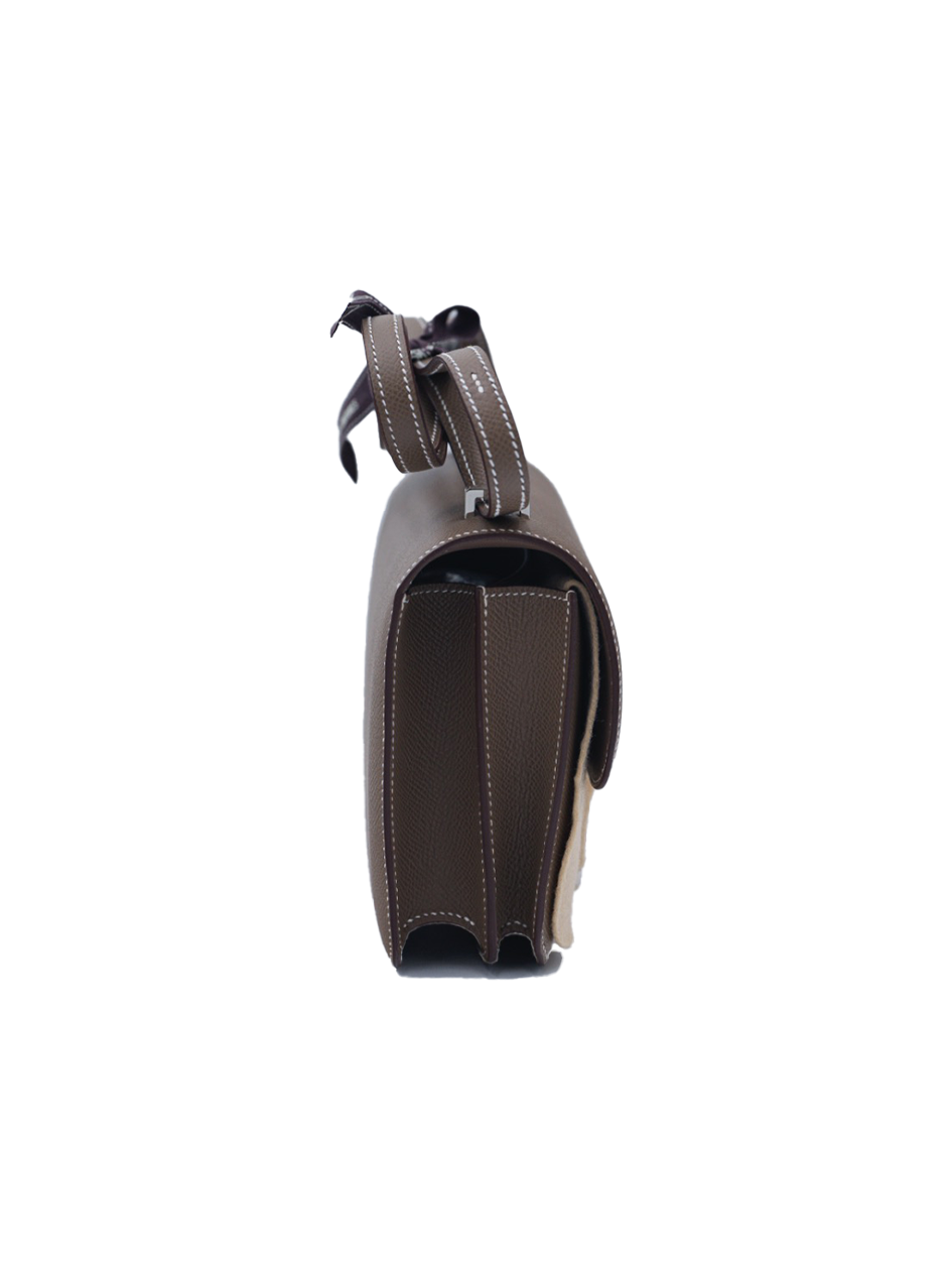 全新爱马仕 Constance 19 EPSOM ETOUPE PHW
