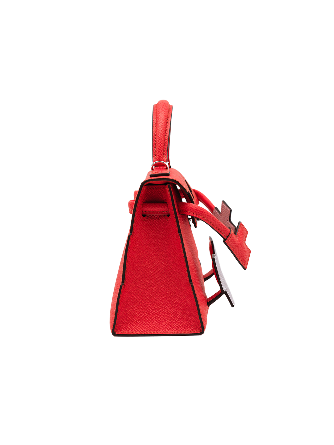 NEW HERMÈS KELLY DOLL TOUCH EPSOM ROSE TEX/ MAUVE PALE/ VERT FIZZ PHW