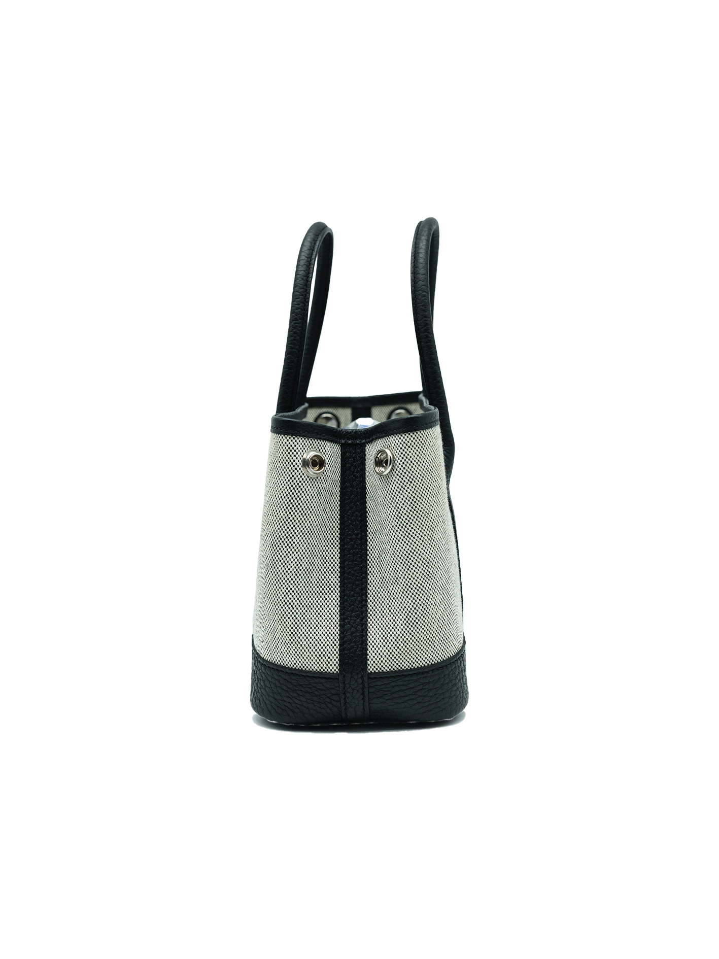 PRE-LOVED HERMÈS MINI GARDEN PARTY TOILE/ NEGONDA BLACK PHW