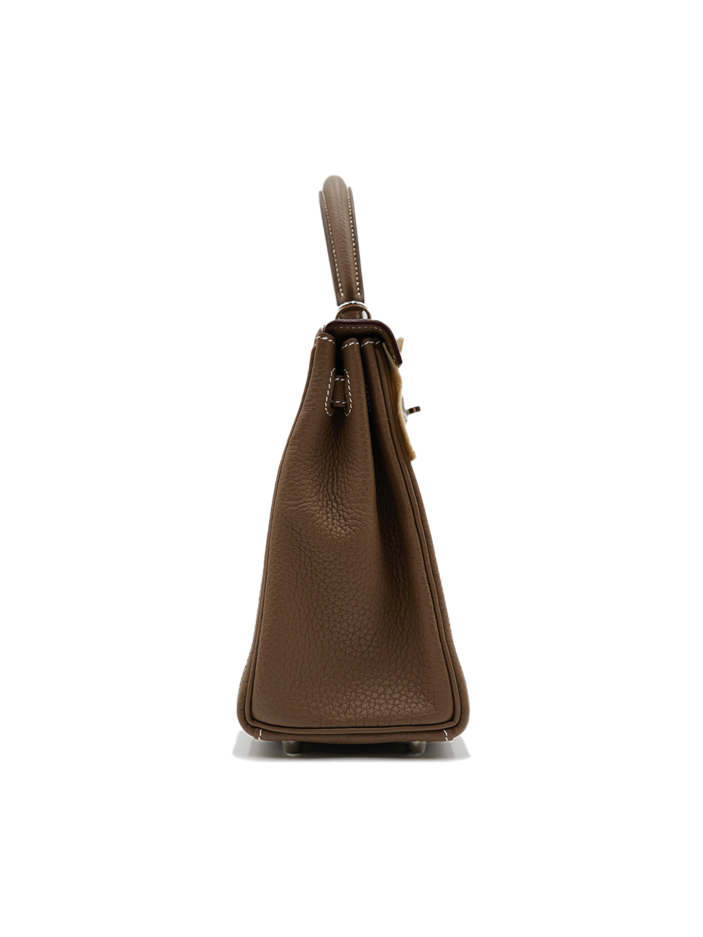 USED HERMES KELLY 25 TOGO ETOUPE PHW