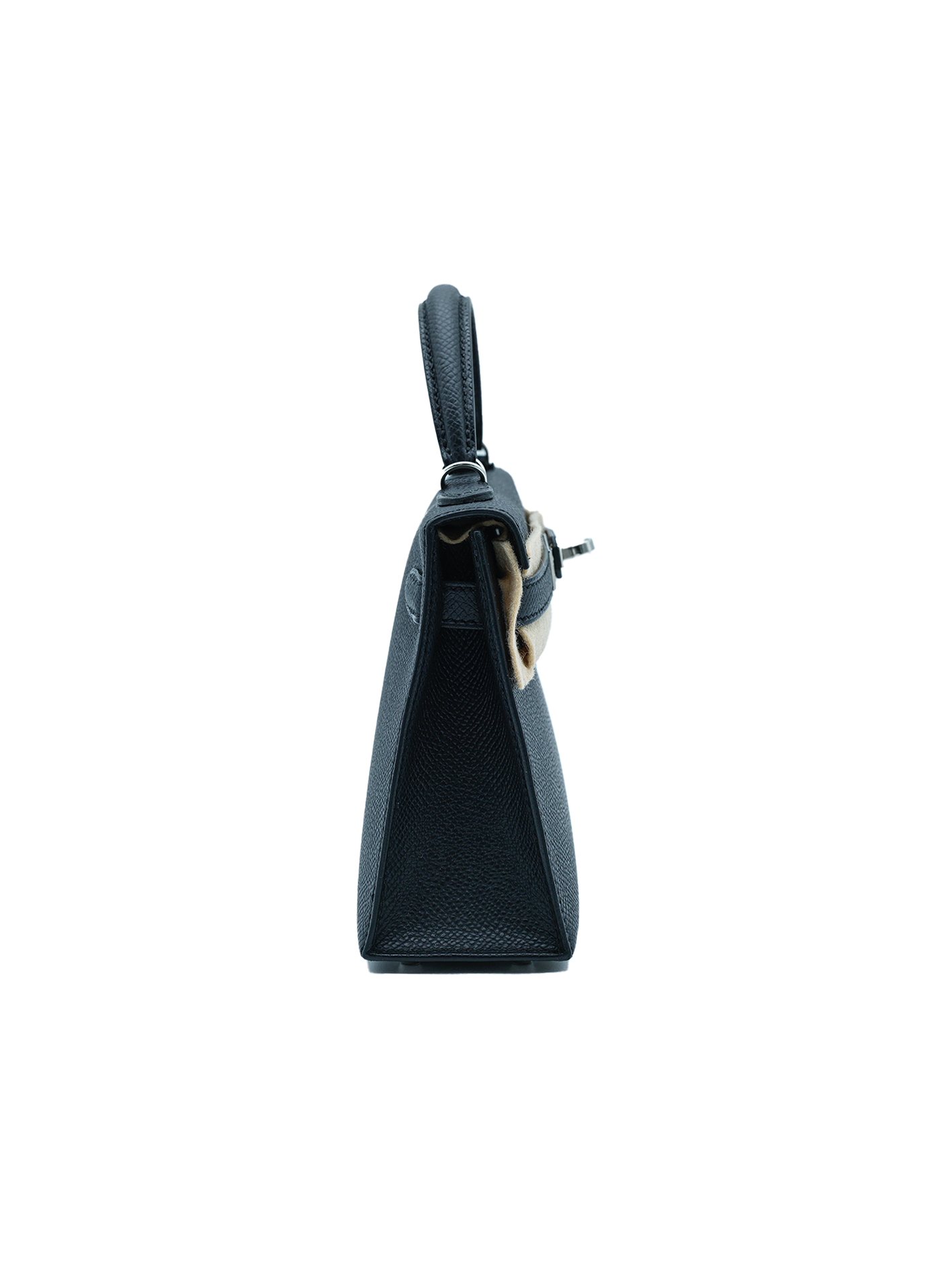 PRE-LOVED HERMÈS MINI KELLY II EPSOM BLACK PHW