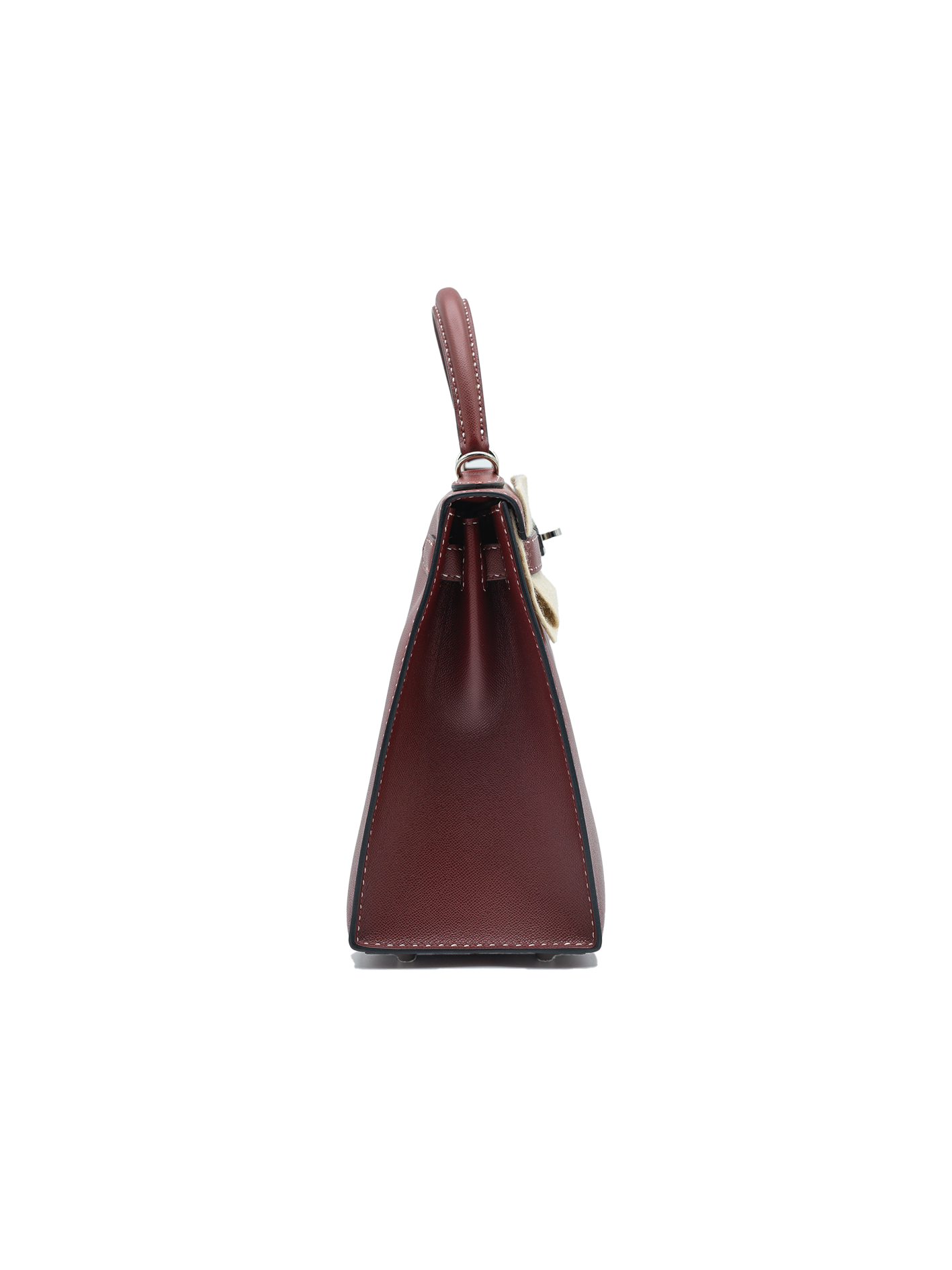 PRE-LOVED HERMÈS KELLY 28 VEAU GRAIN MONSIEUR ROUGE H PHW