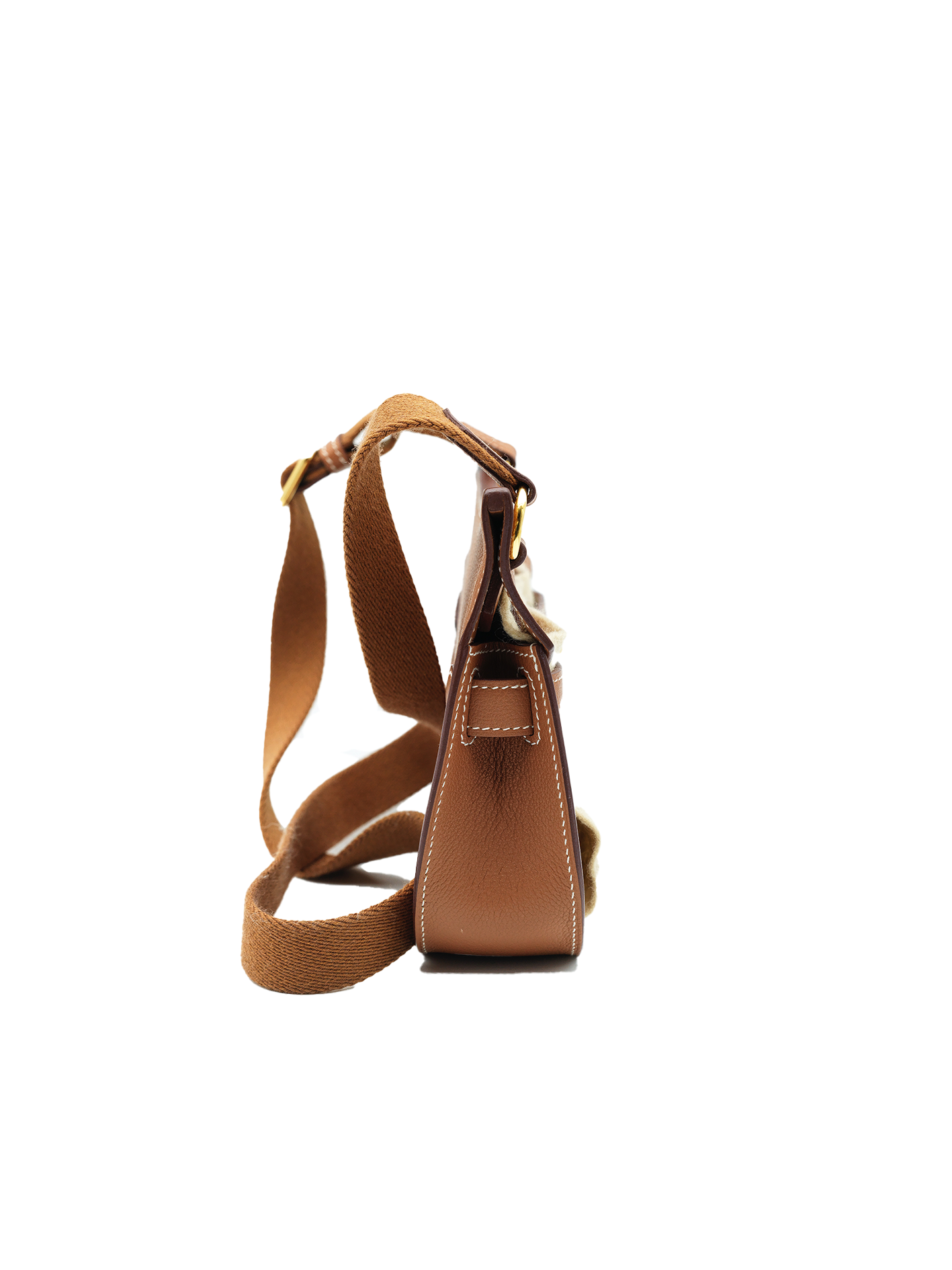 PRE-LOVED HERMÈS MINI JYPSIERE EVERCOLOR GOLD GHW