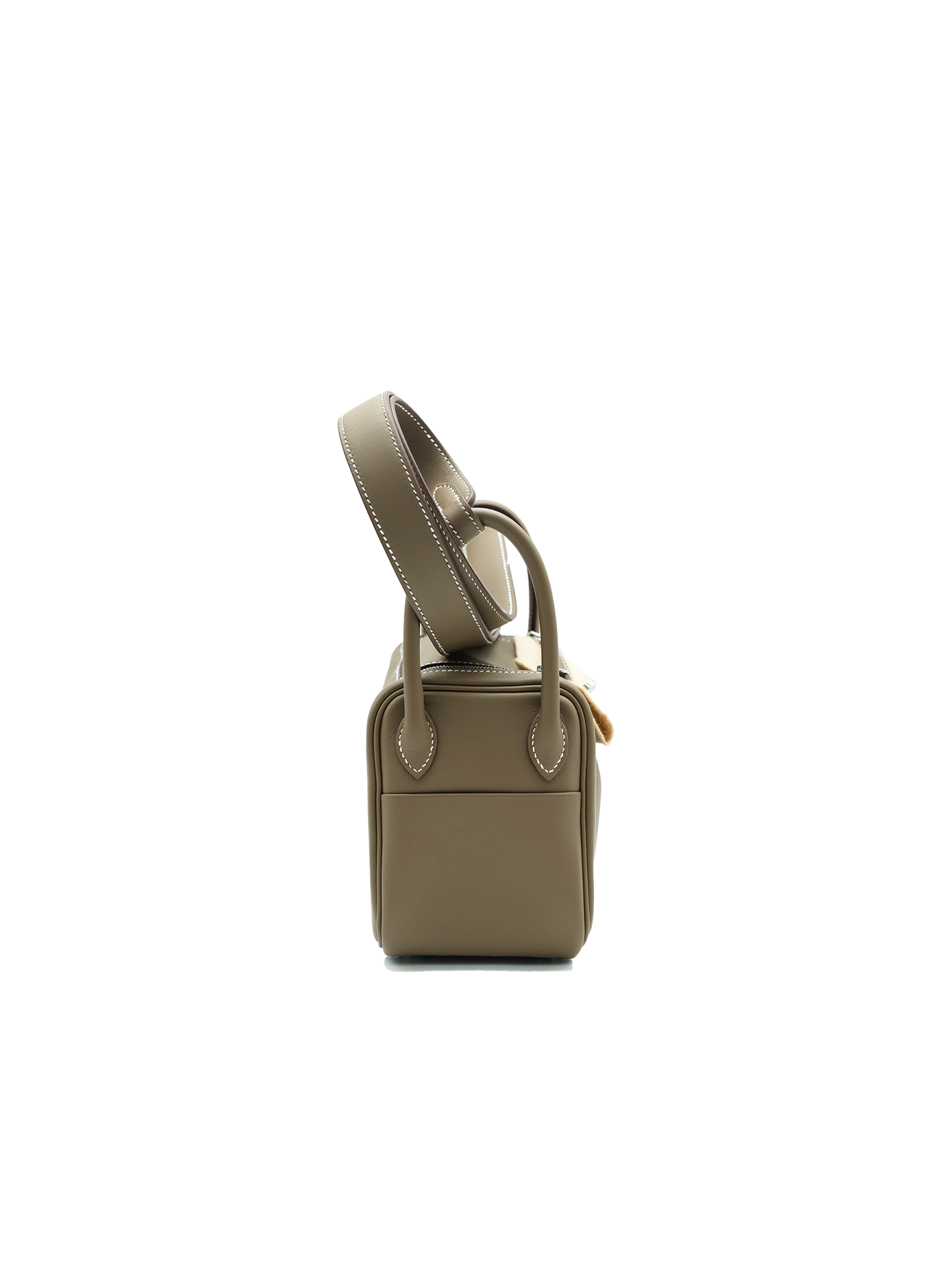 PRE-LOVED HERMÈS MINI LINDY TAURILLON CLEMENCE ETOUPE PHW