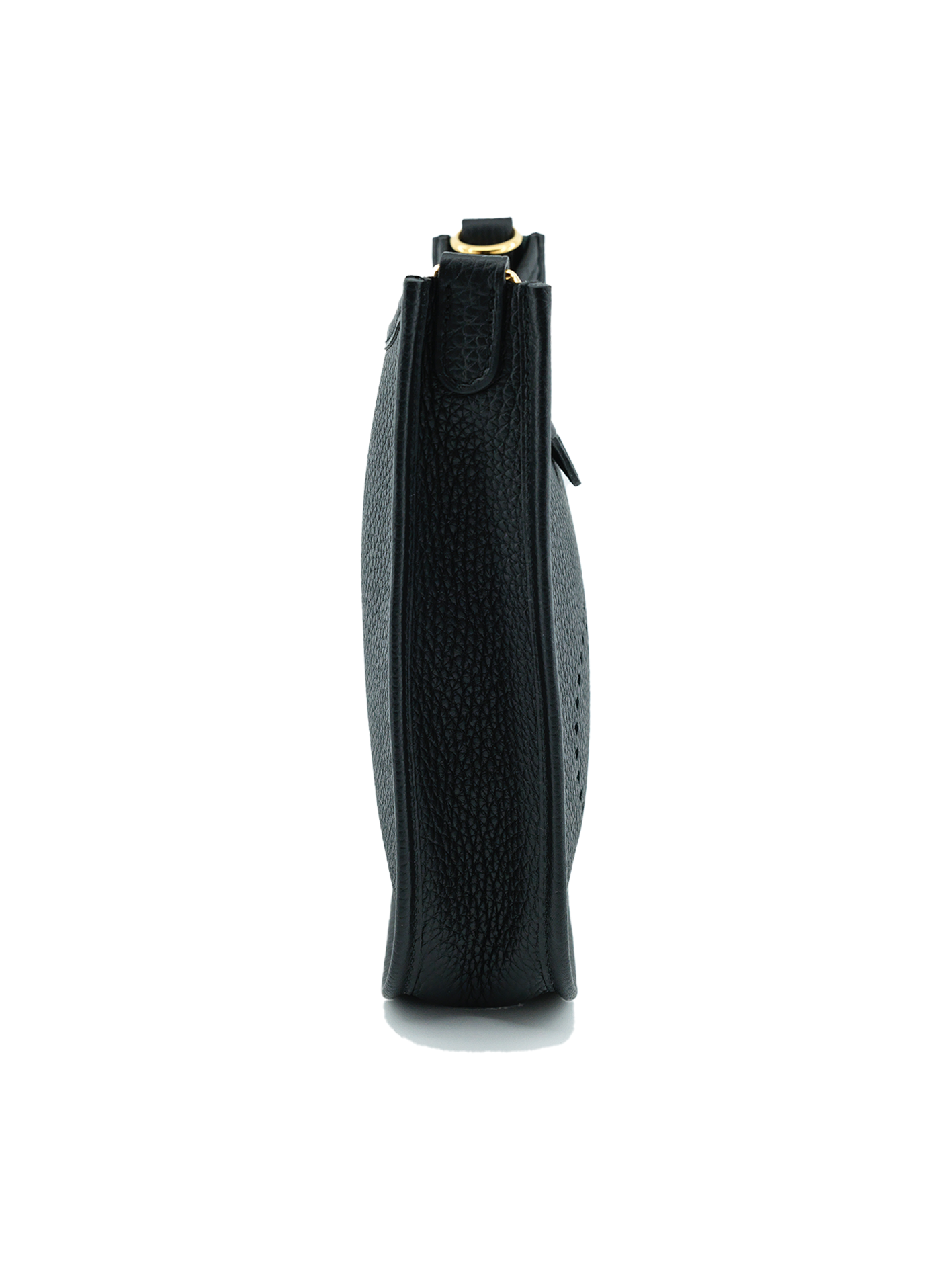 USED HERMES MINI EVELYNE TAURILLON CLEMENCE BLACK GHW