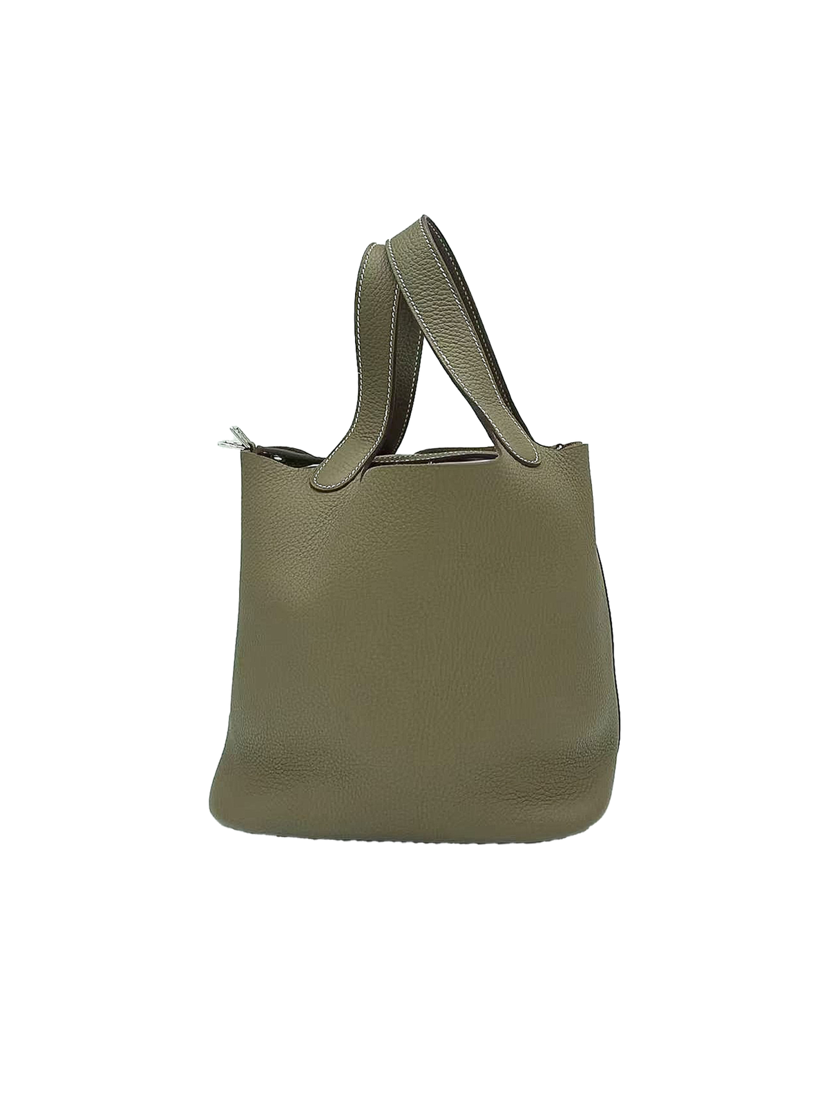 PRE-LOVED HERMÈS PICOTIN 22 TAURILLON CLEMENCE ETOUPE PHW