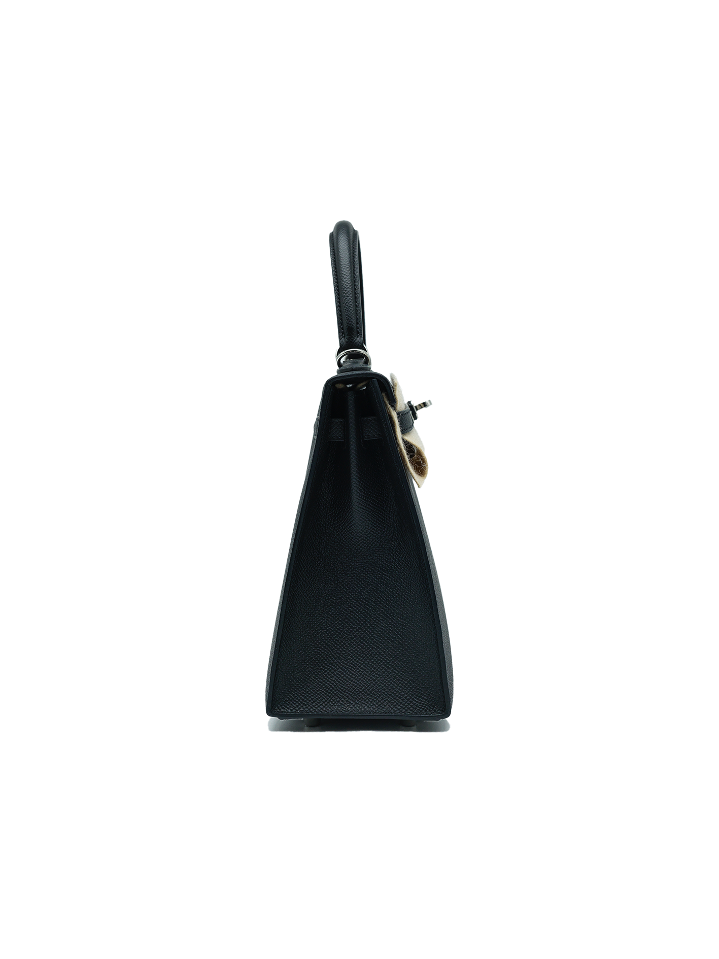 PRE-LOVED HERMÈS KELLY 25 EPSOM BLACK PHW