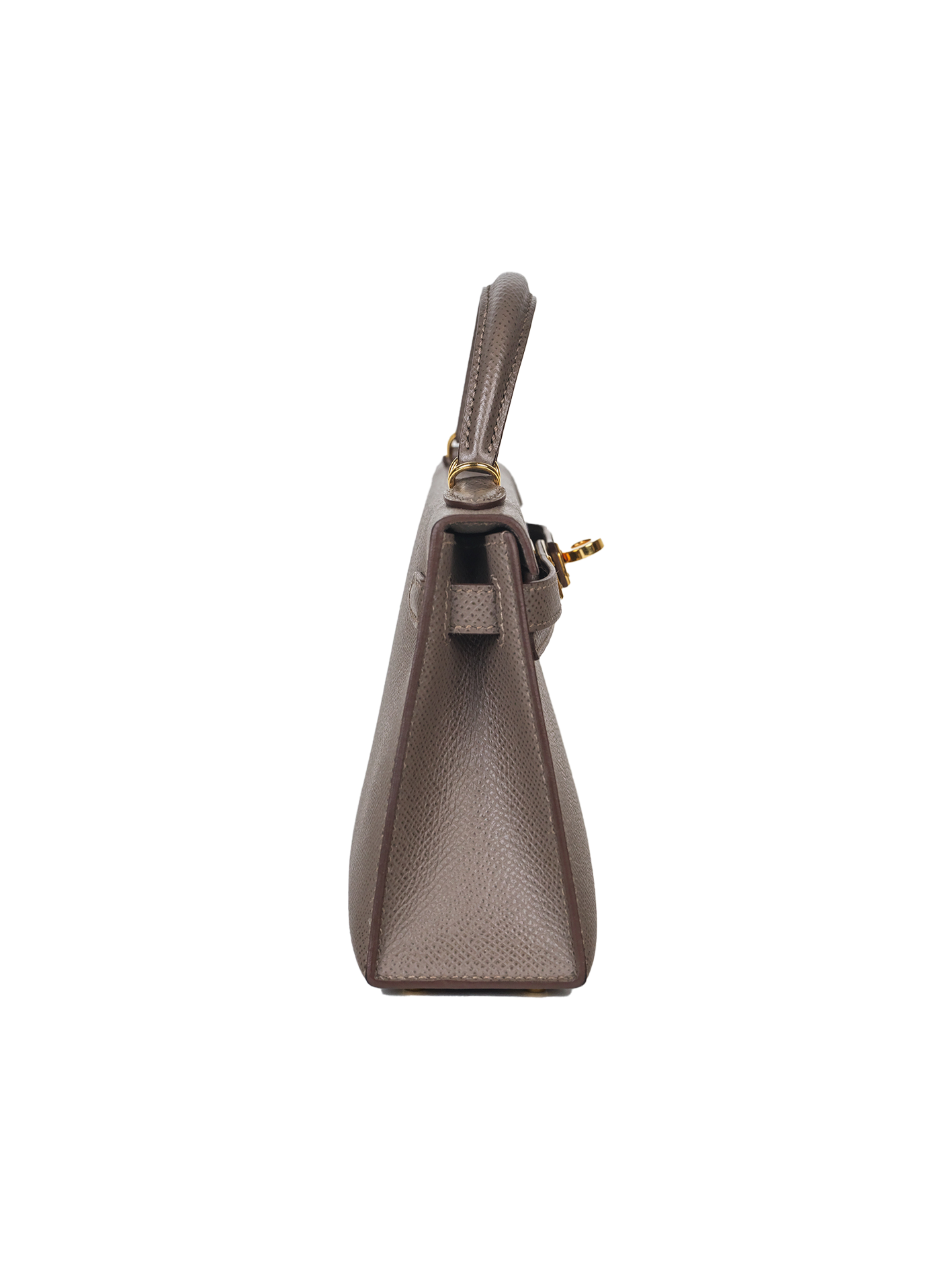 二手 HERMES MINI KELLY II EPSOM ETAIN GHW