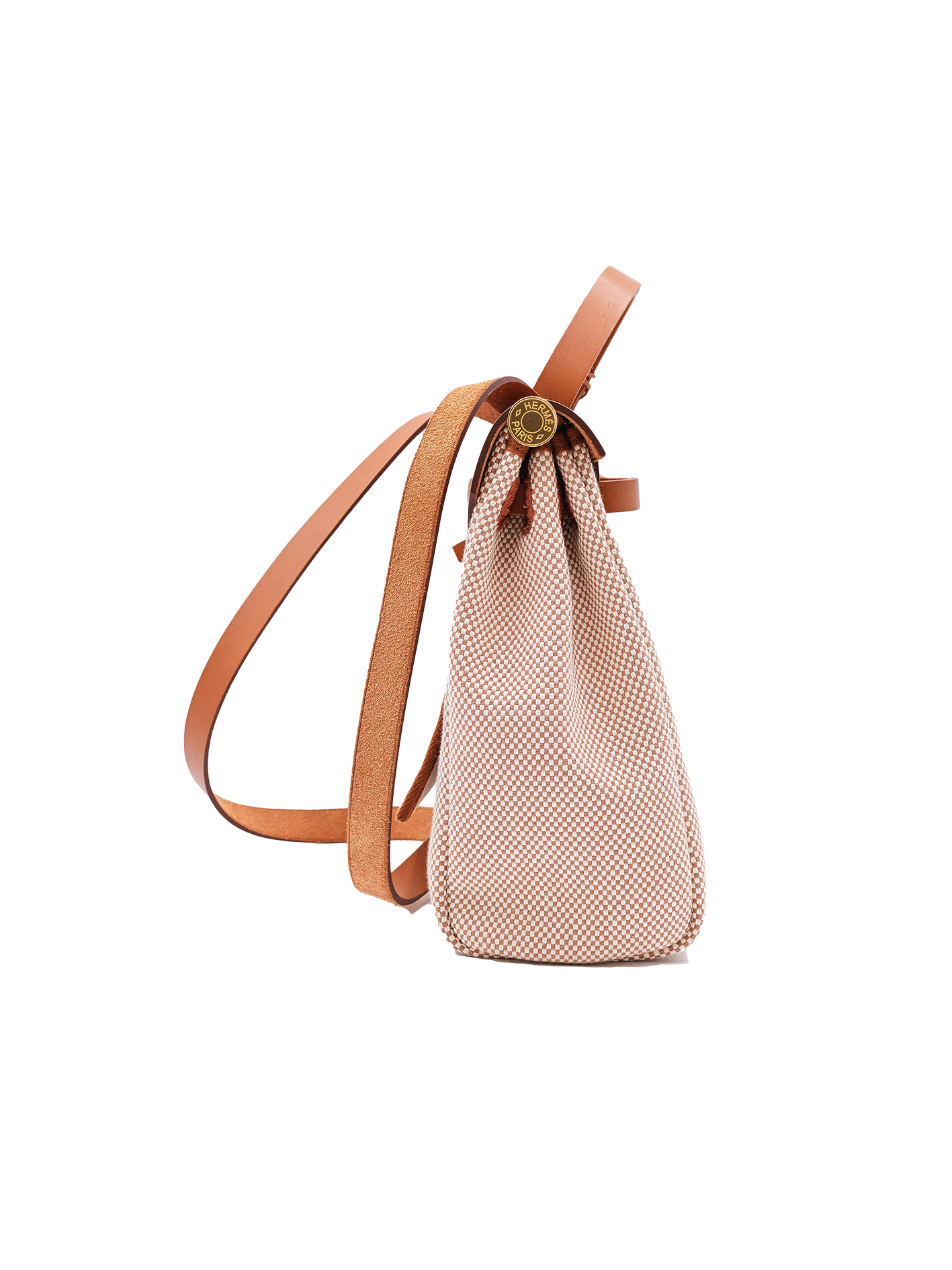 二手 HERBAG 31 TOILE ECRU 米色/ FAUVE GHW