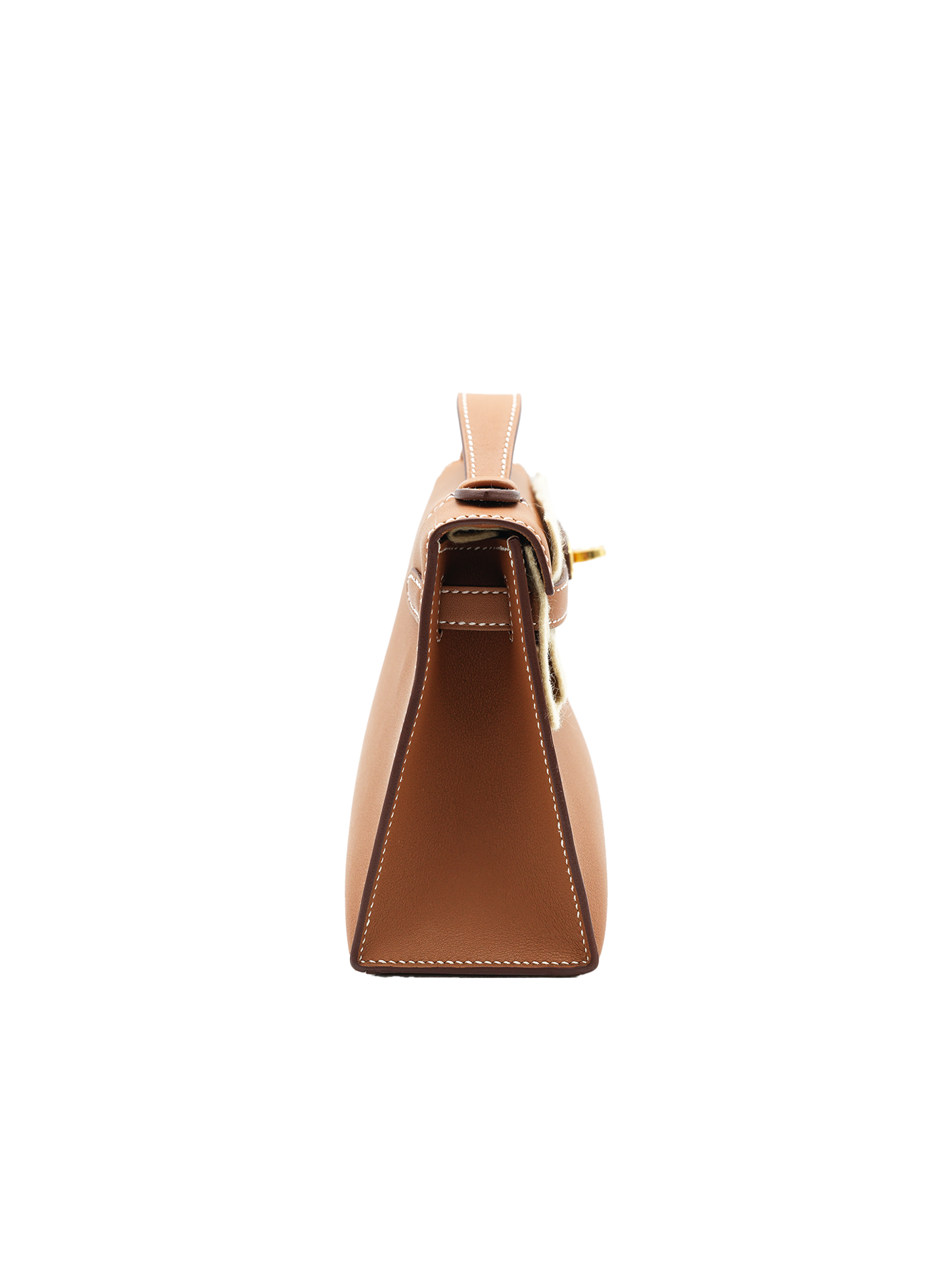 PRE-LOVED HERMÈS KELLY POCHETTE SWIFT GOLD GHW