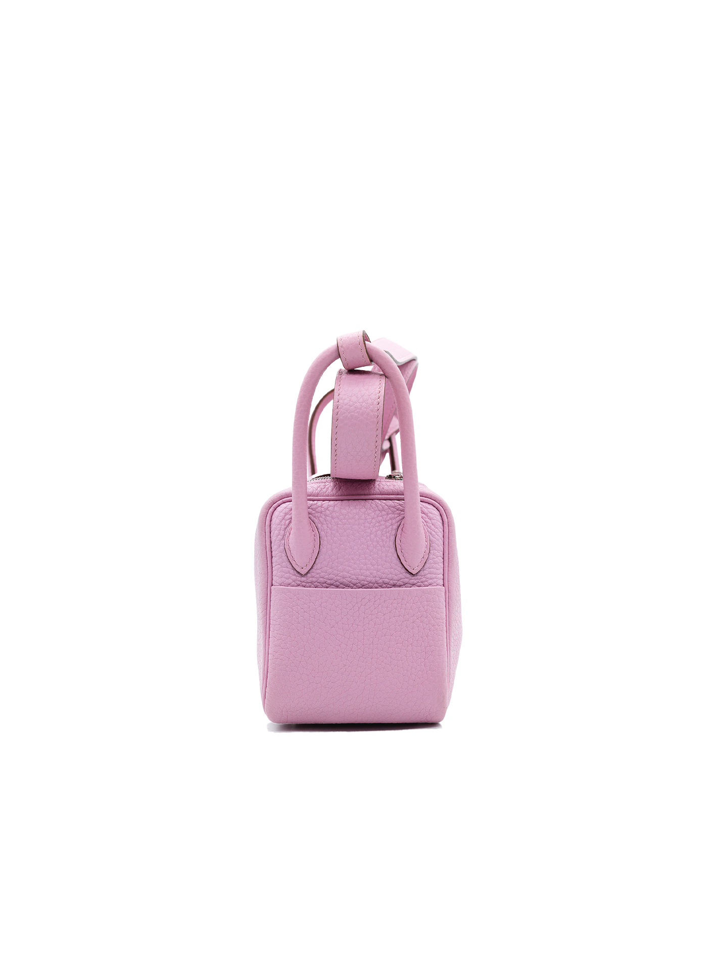 PRE-LOVED HERMÈS MINI LINDY TAURILLON CLEMENCE MAUVE SYLVESTRE PHW