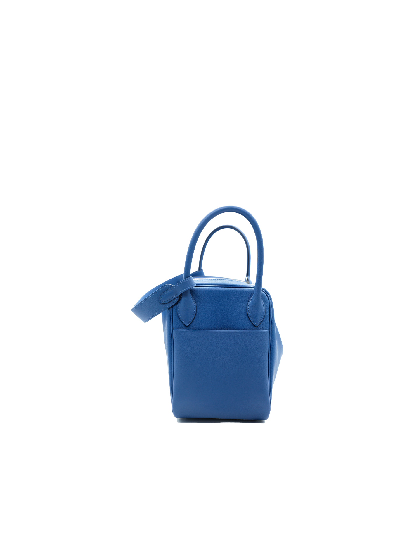 PRE-LOVED HERMÈS LINDY 30 SWIFT BLEU BRIGHTON/ CAPUCINE PHW