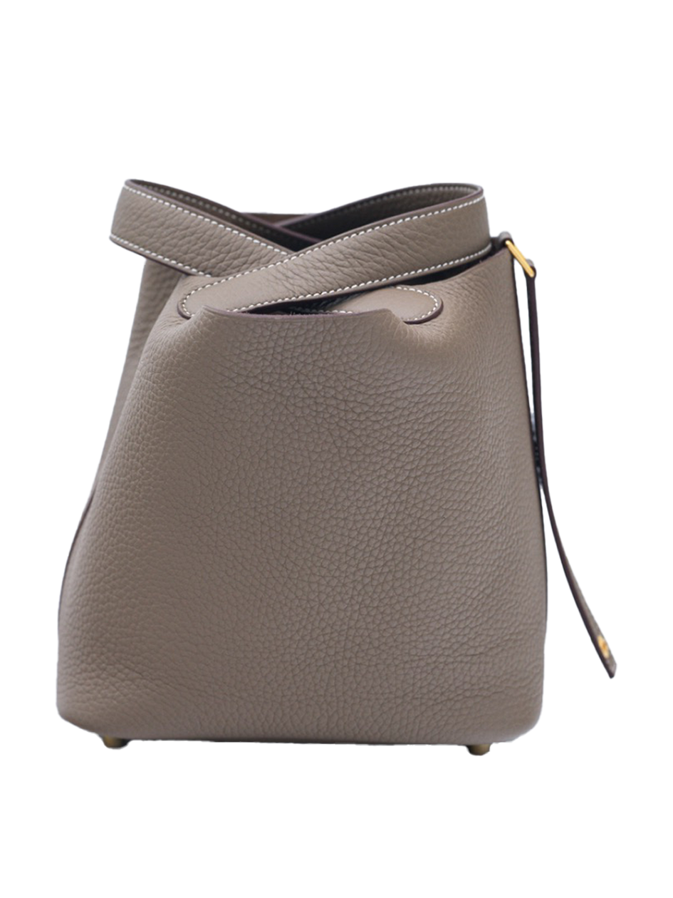 二手 HERMES PICOTIN 18 TAURILLON CLEMENCE ETOUPE GHW