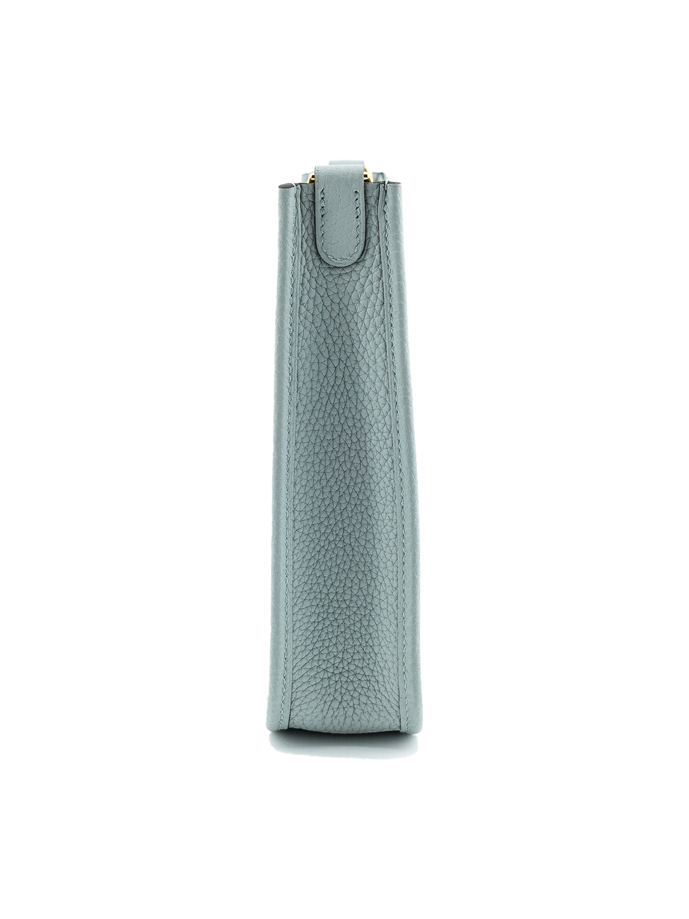 NEW HERMES MINI EVELYNE TAURILLON CLEMENCE GLACIER BLUE GHW