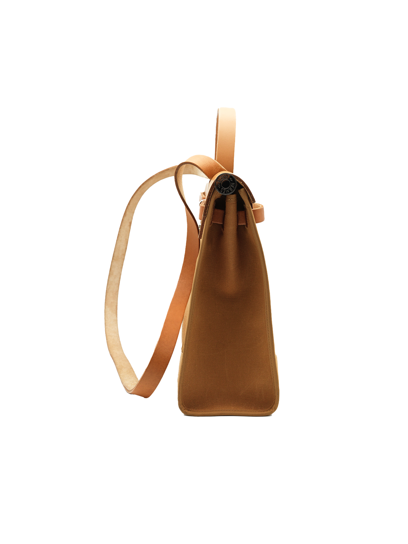 二手爱马仕 HERBAG 31 ZIP TOILE 沙丘色/天然黑貂色 PHW