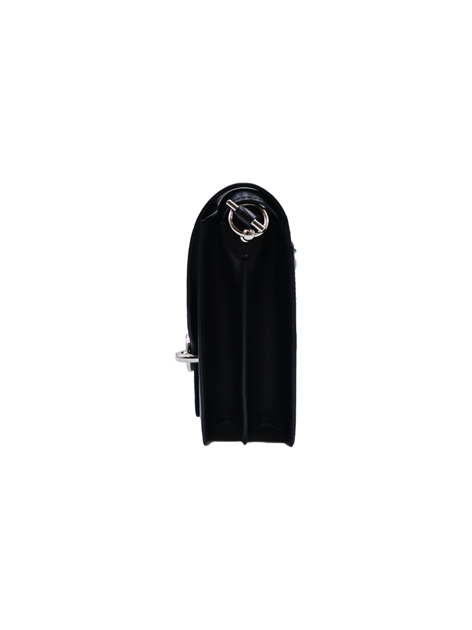 USED HERMES MINI ROULIS EVERGRAIN BLACK PHW