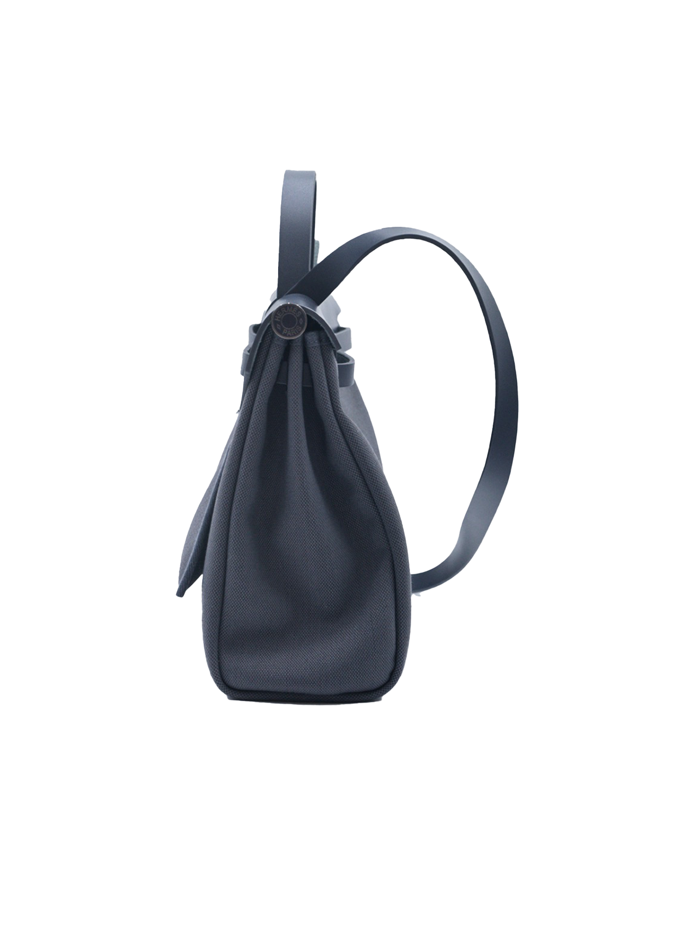 全新 HERMES HERBAG 31 拉链 TOILE GRIS ARDOISE PHW