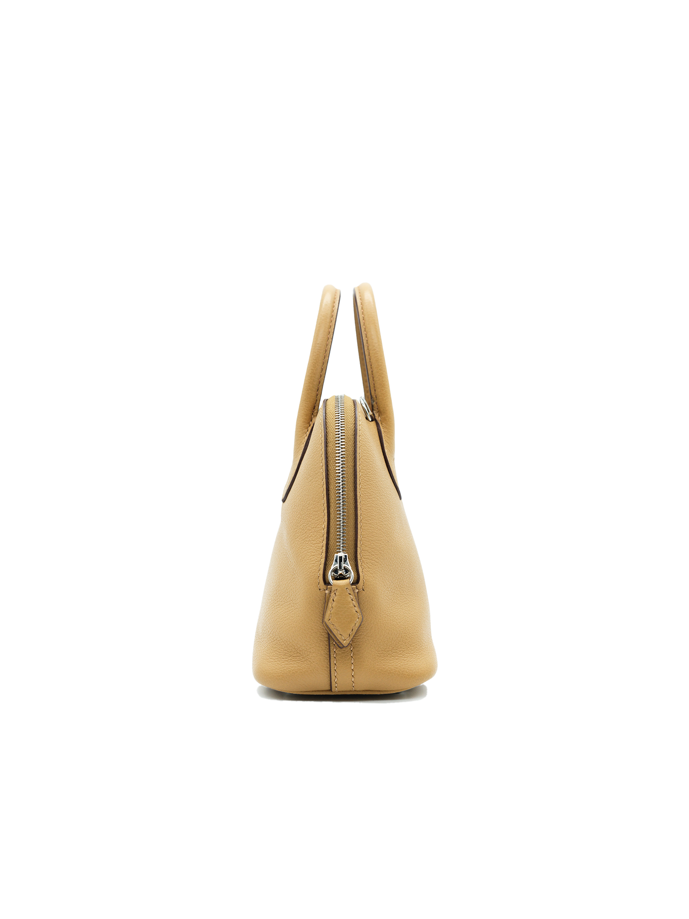 PRE-LOVED HERMÈS MINI BOLIDE EVERCOLOR BISCUIT PHW