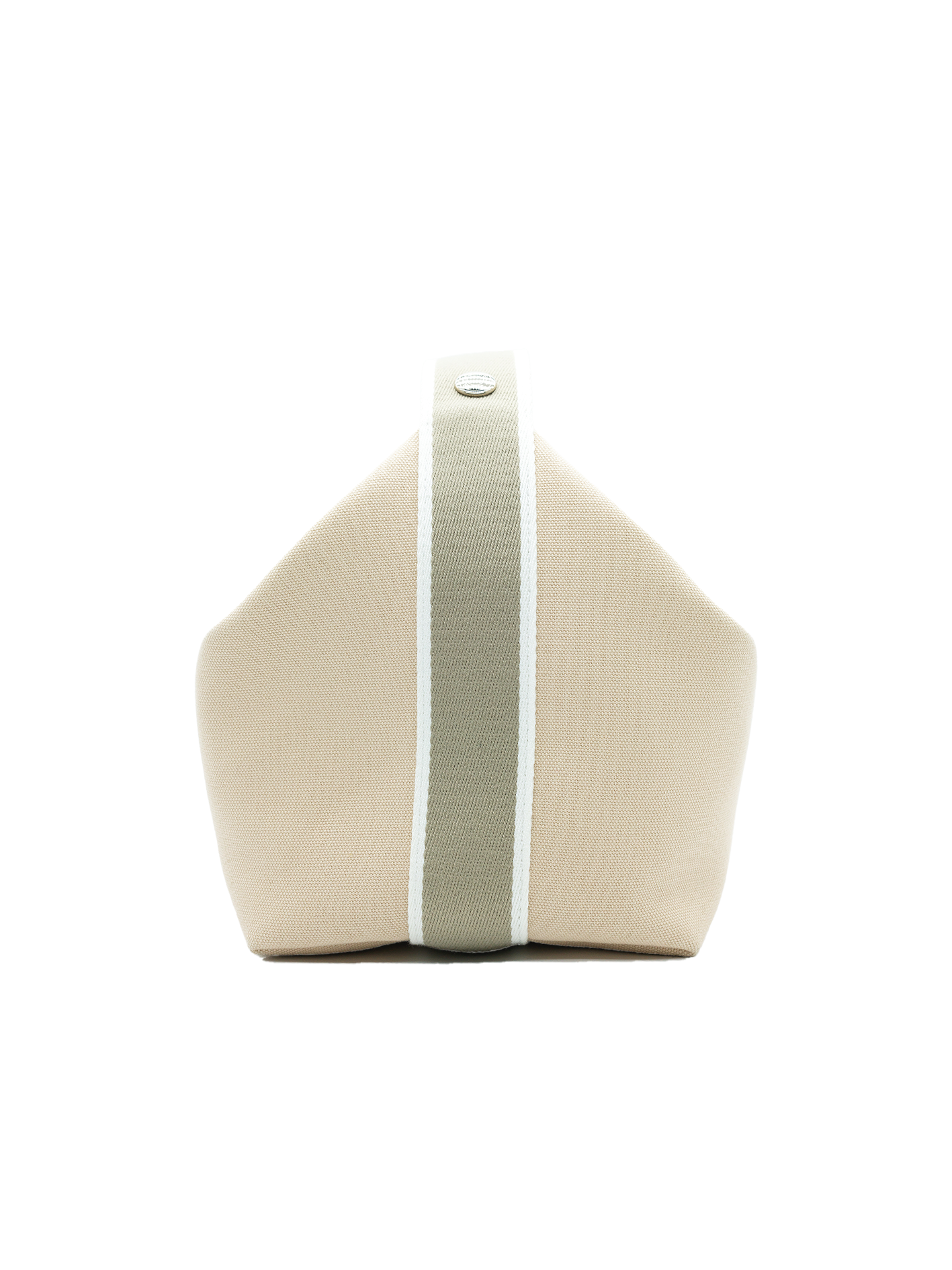 PRE-LOVED HERMÈS BRIDE-A-BRAC CASE LARGE MODEL TOILE BEIGE PHW