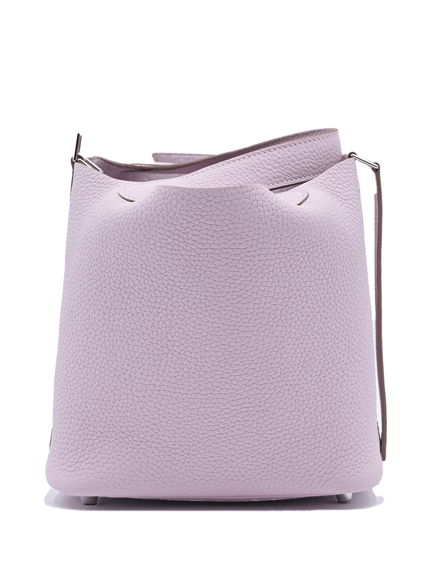 NEW HERMES PICOTIN 18 TAURILLON CLEMENCE MAUVE PALE PHW
