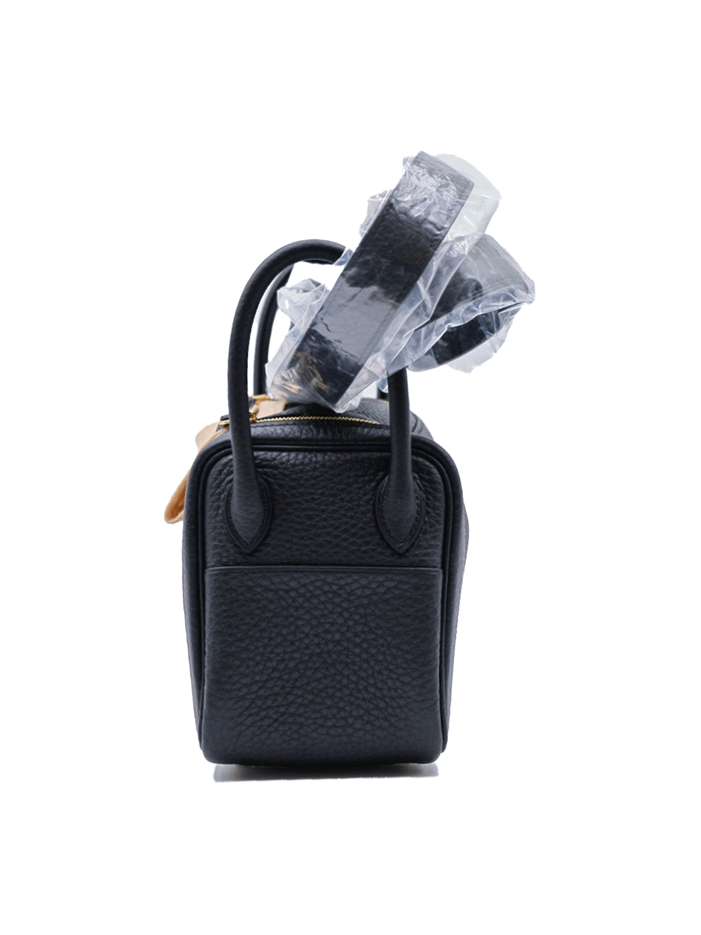 NEW HERMES MINI LINDY TAURILLON CLEMENCE BLACK GHW