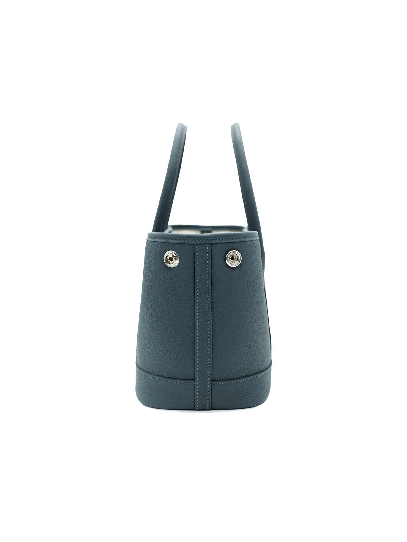 NEW HERMÈS MINI GARDEN PARTY TOGO GRIS MISTY PHW