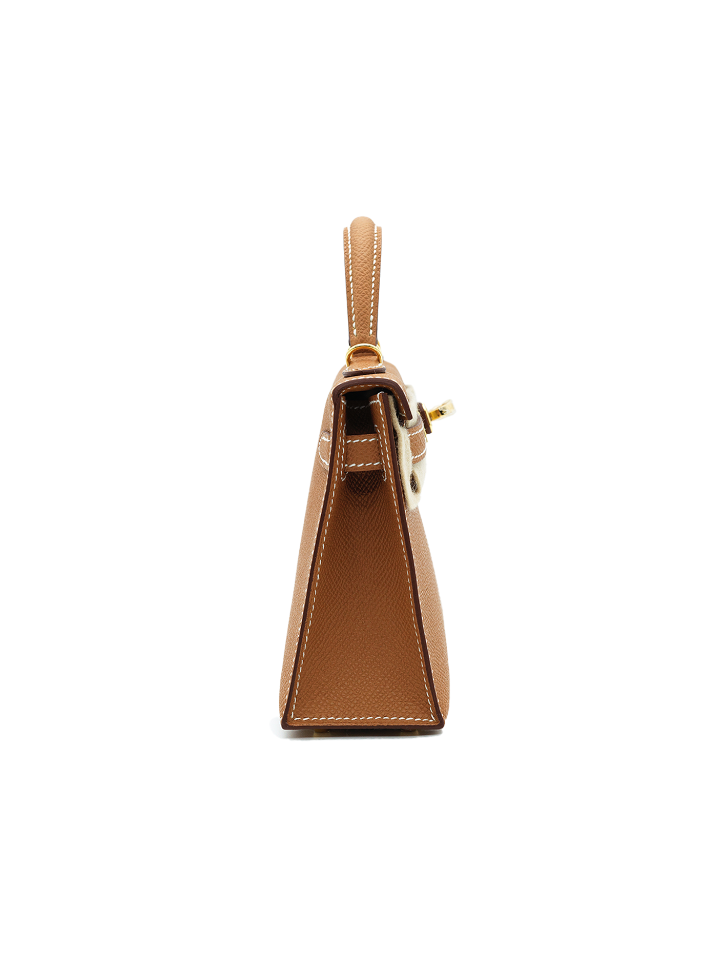 NEW HERMÈS MINI KELLY II EPSOM GOLD GHW