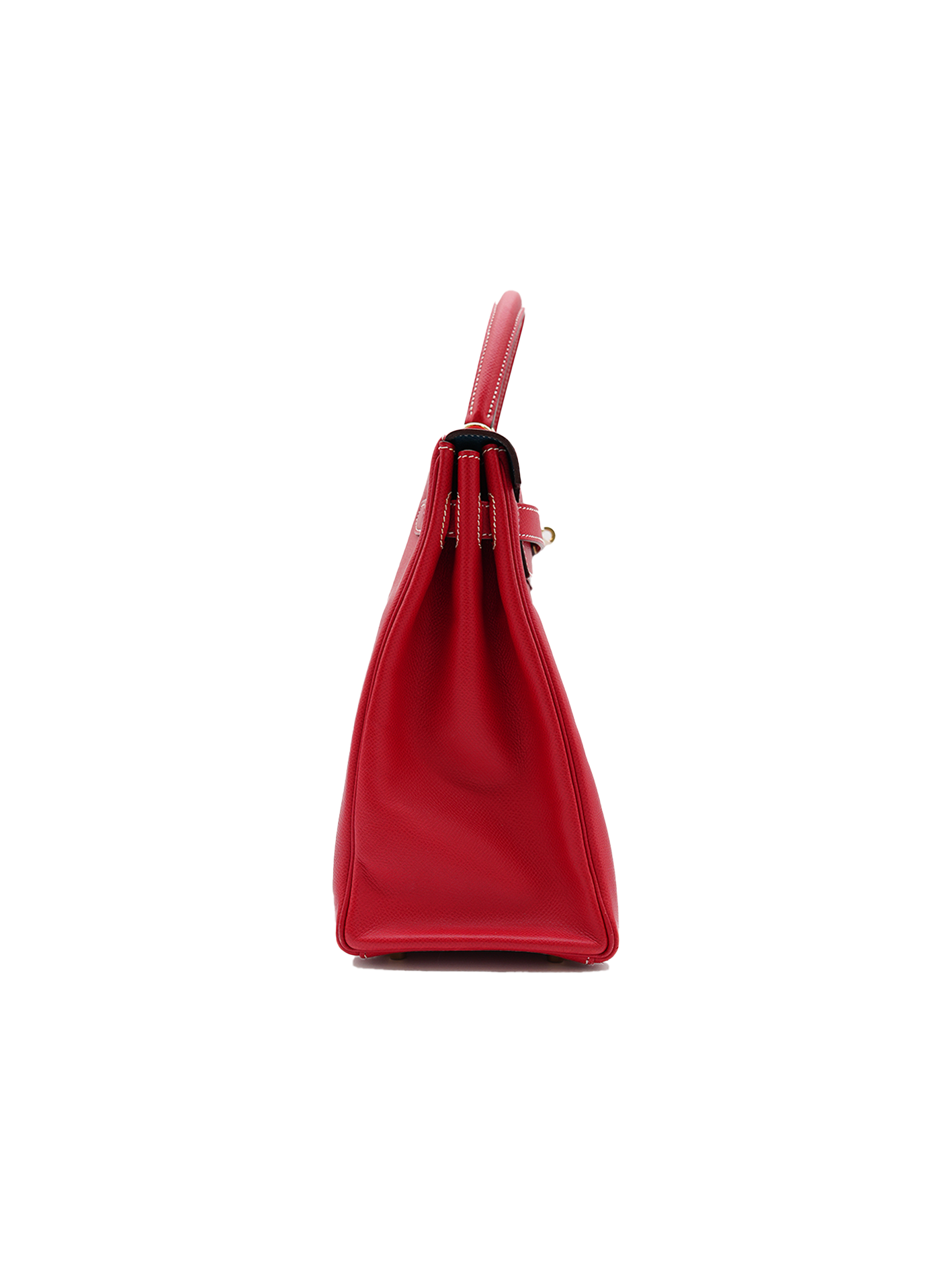 二手爱马仕凯莉包 35 EPSOM ROUGE CASAQUE CGHW