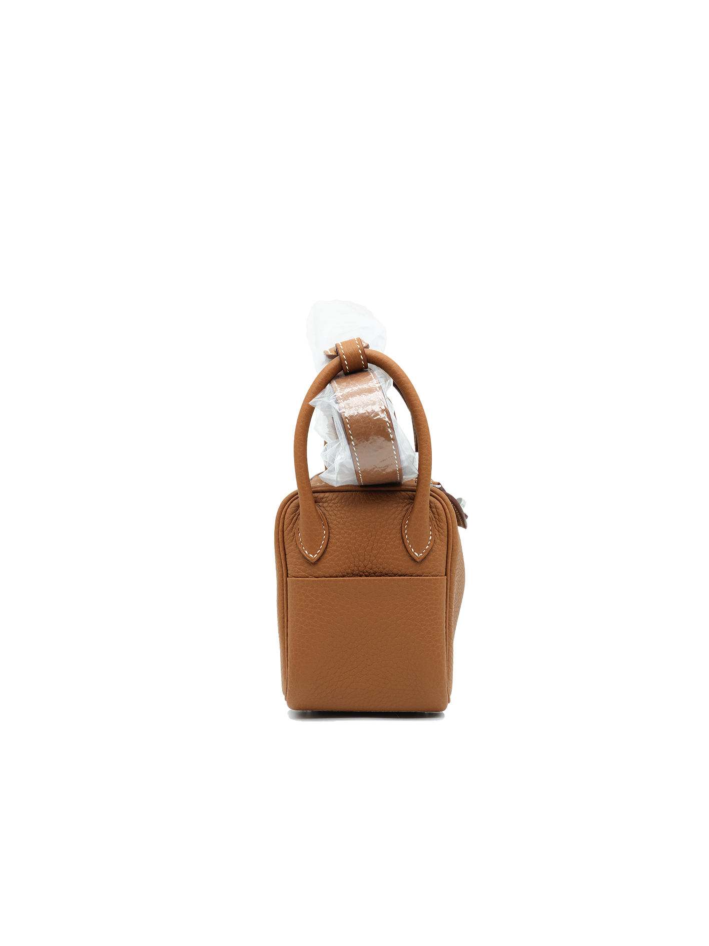 NEW HERMÈS MINI LINDY TAURILLON CLEMENCE GOLD PHW