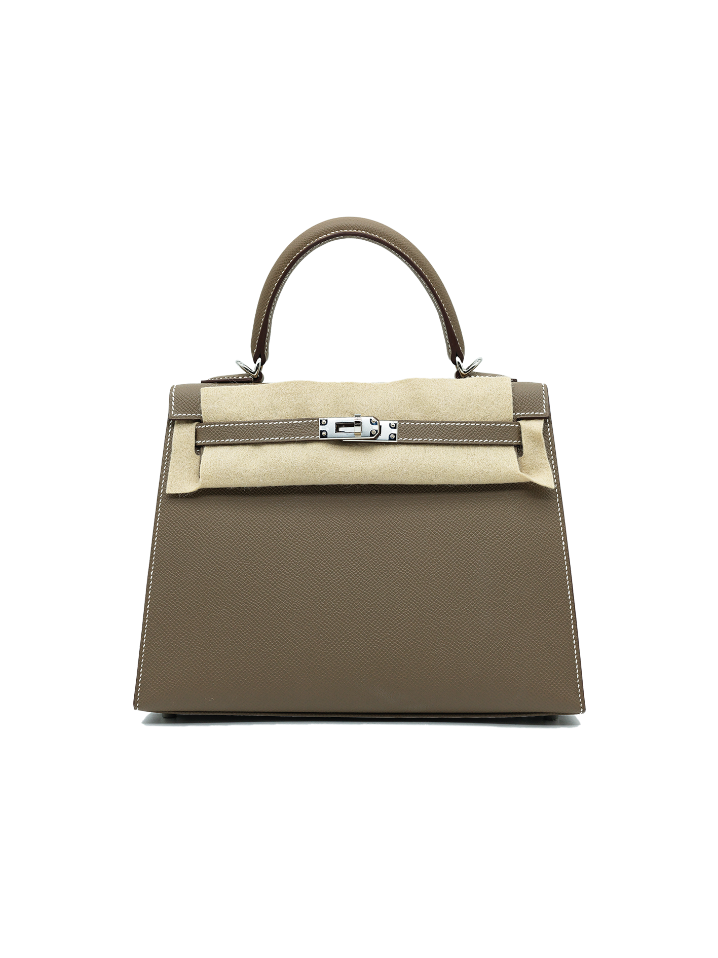 PRE-LOVED HERMÈS KELLY 25 EPSOM ETOUPE PHW