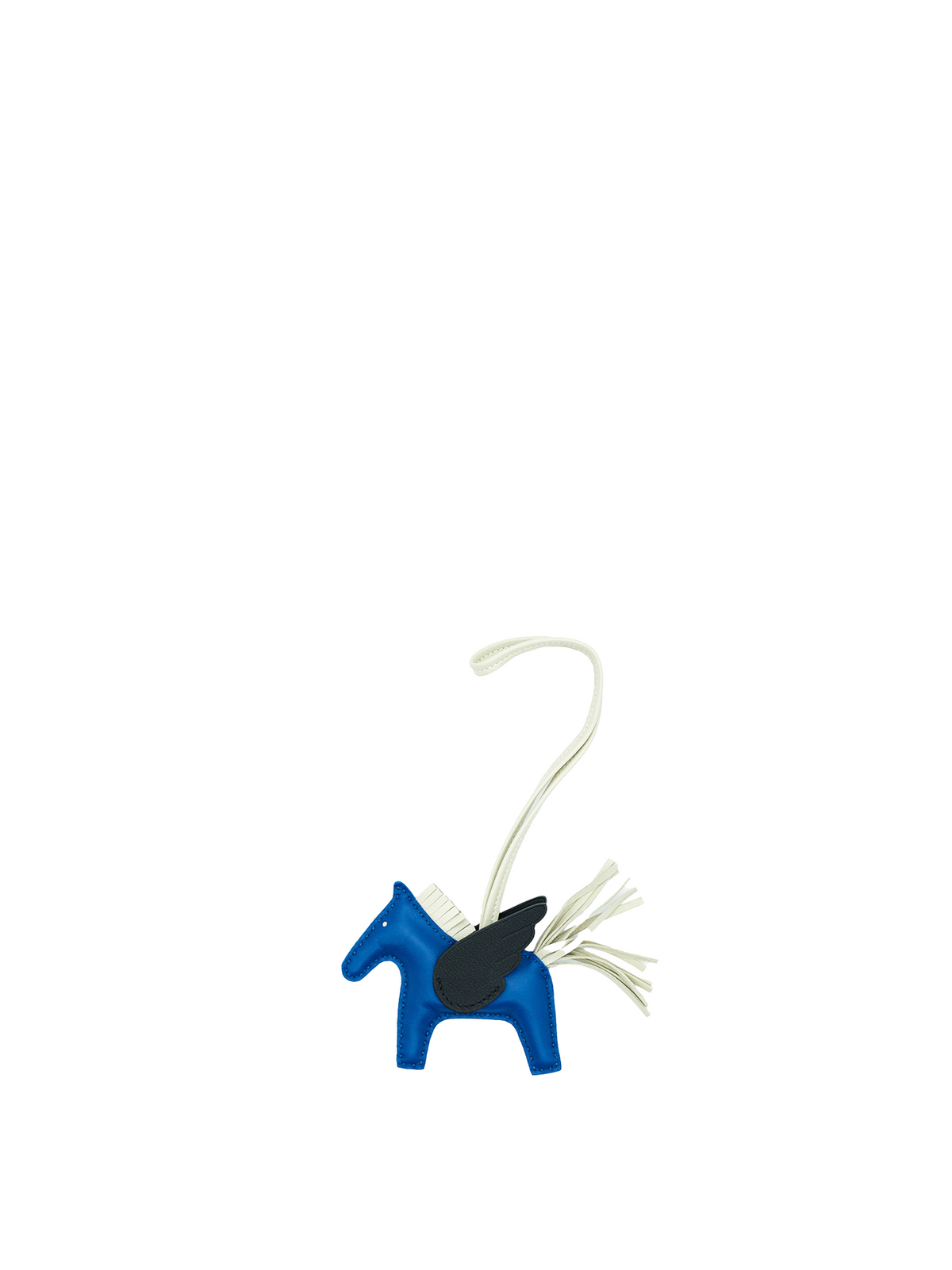 PRE-LOVED HERMÈS RODEO PEGASE CHARM BLUE FRANCE/ CRAIE/ BLACK SWIFT