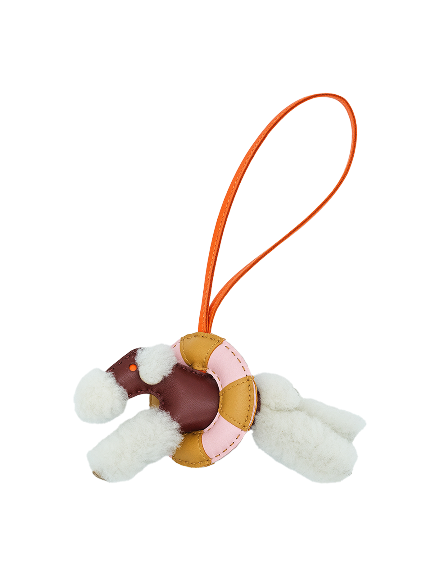 NEW HERMÈS BUDY A LA MER CHARM ÉCRU / ROUGE H / FEU / SÉSAME / ROSE SAKURA SWIFT