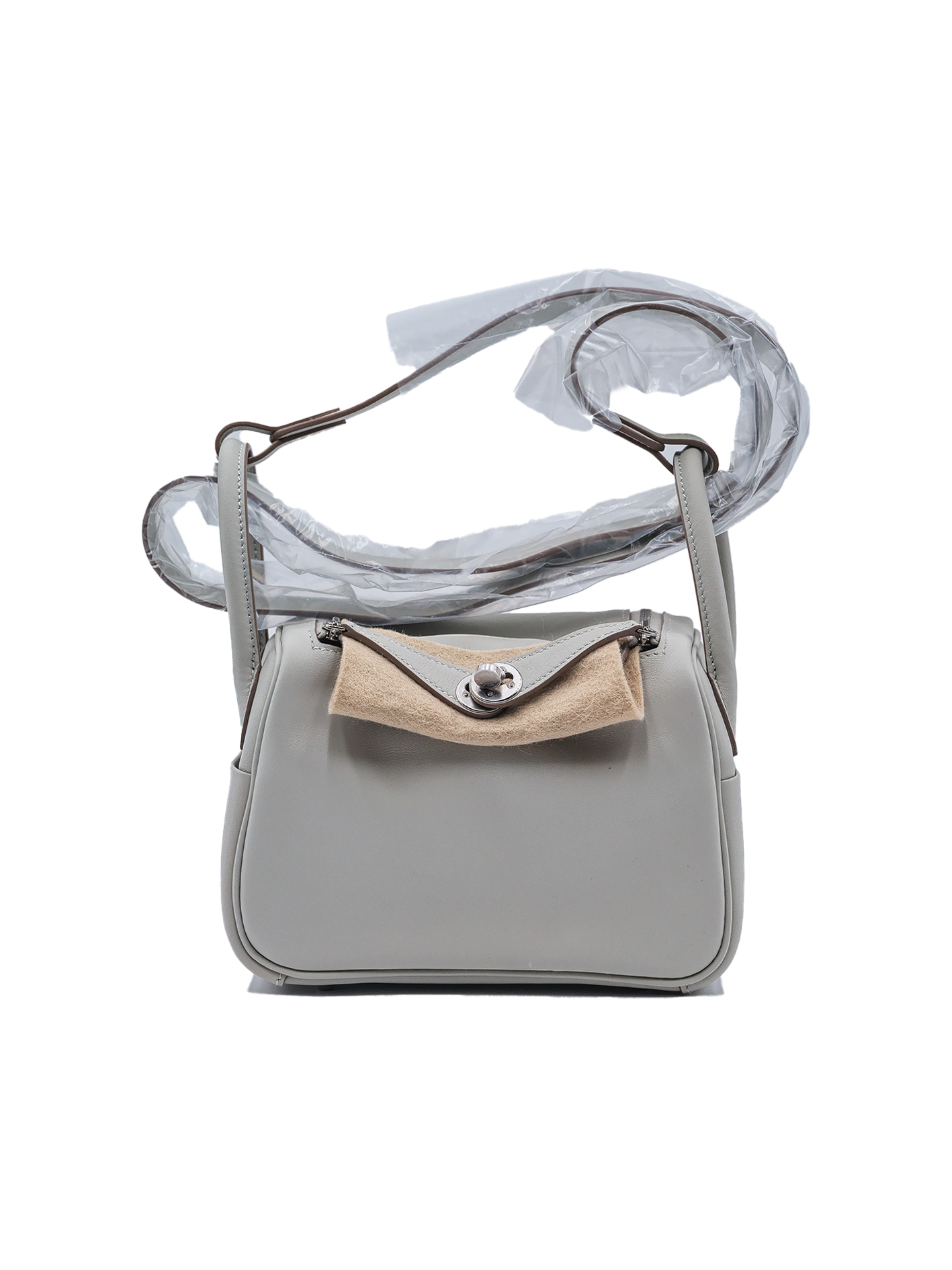 NEW MINI LINDY SWIFT GRIS PERLE PHW