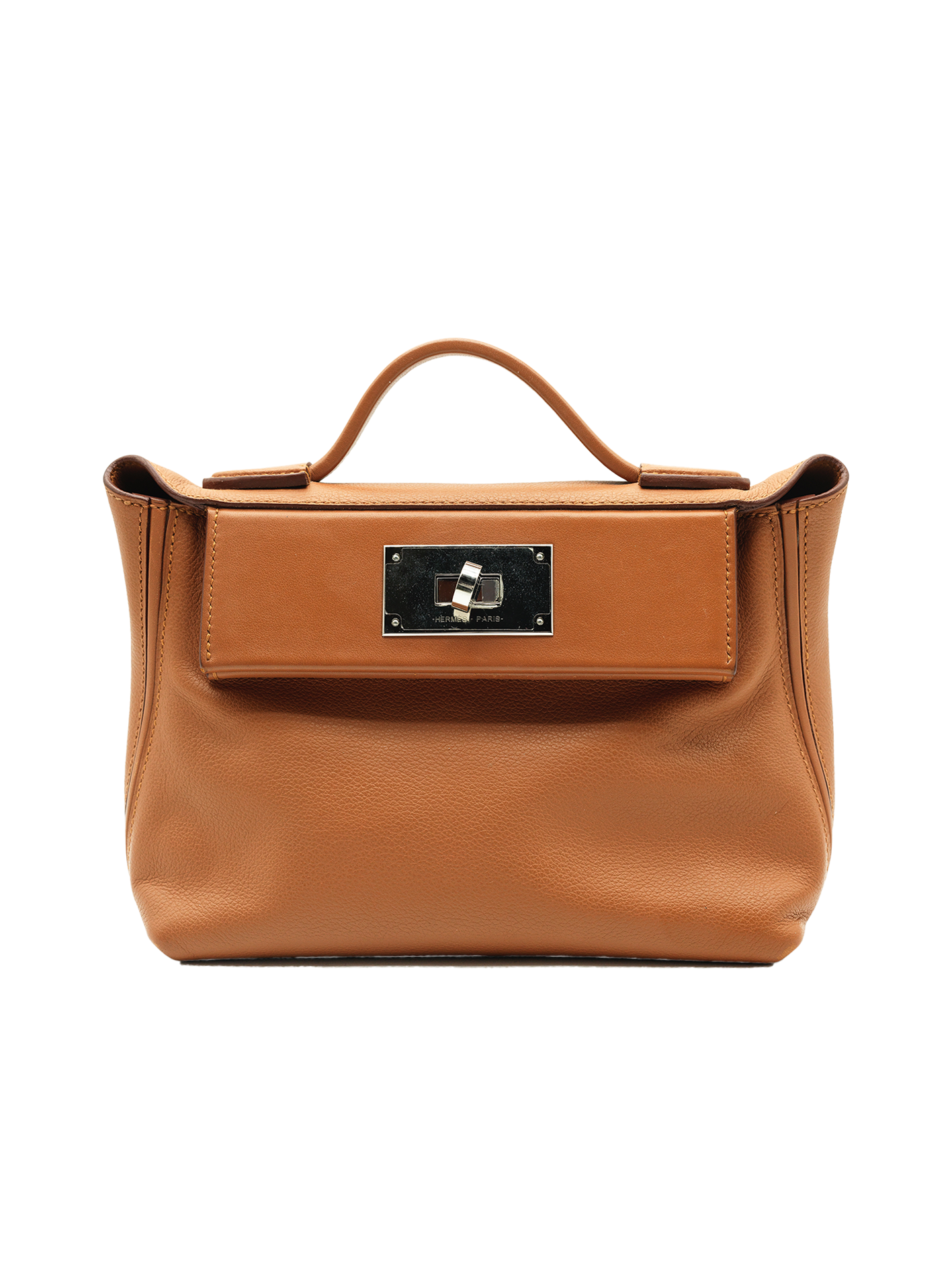 PRE-LOVED HERMES MINI 2424 SWIFT/ EVERCOLOR GOLD PHW