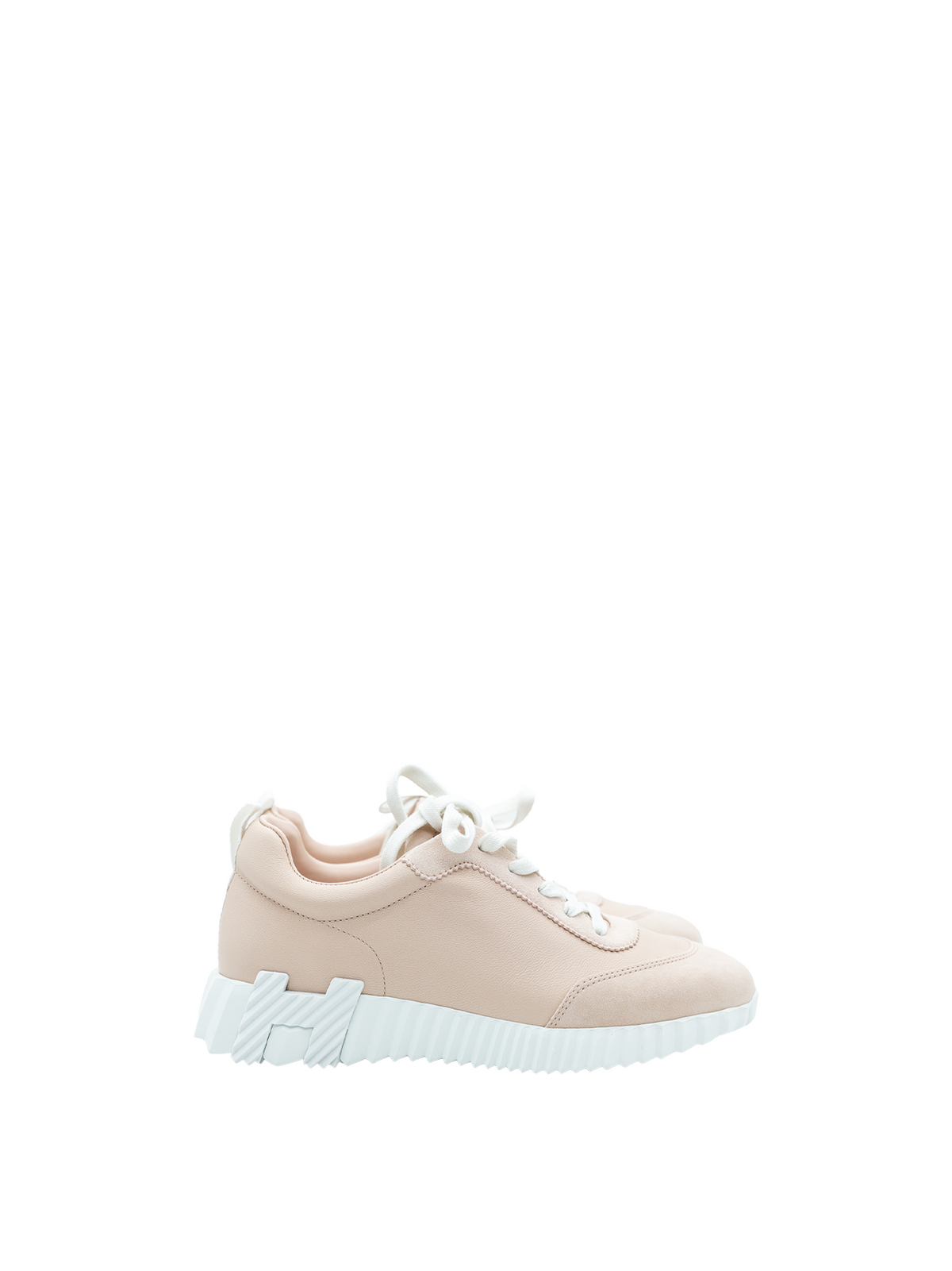 NEW HERMÈS BOUNCING SNEAKER ROSE PALOMINO