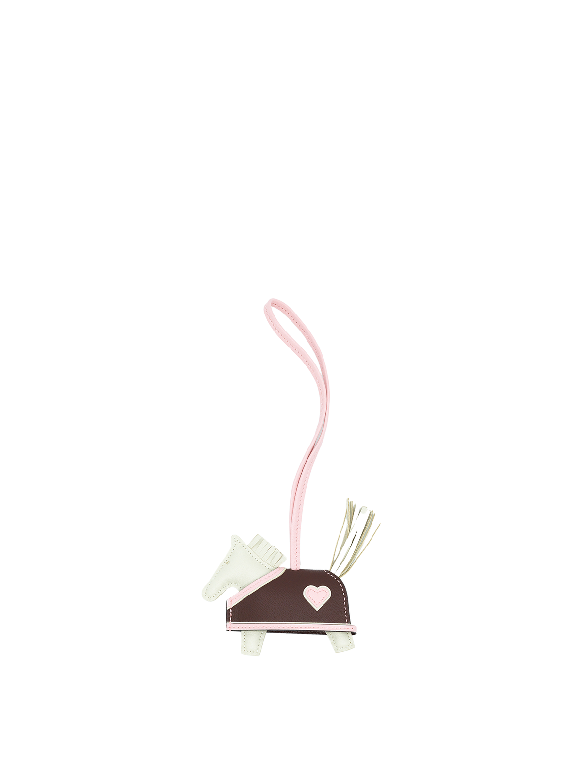 NEW HERMÈS RODEO ROBEO COEUR CHARM CRAIE/ ROSE SAKURA/ TERRE SWIFT