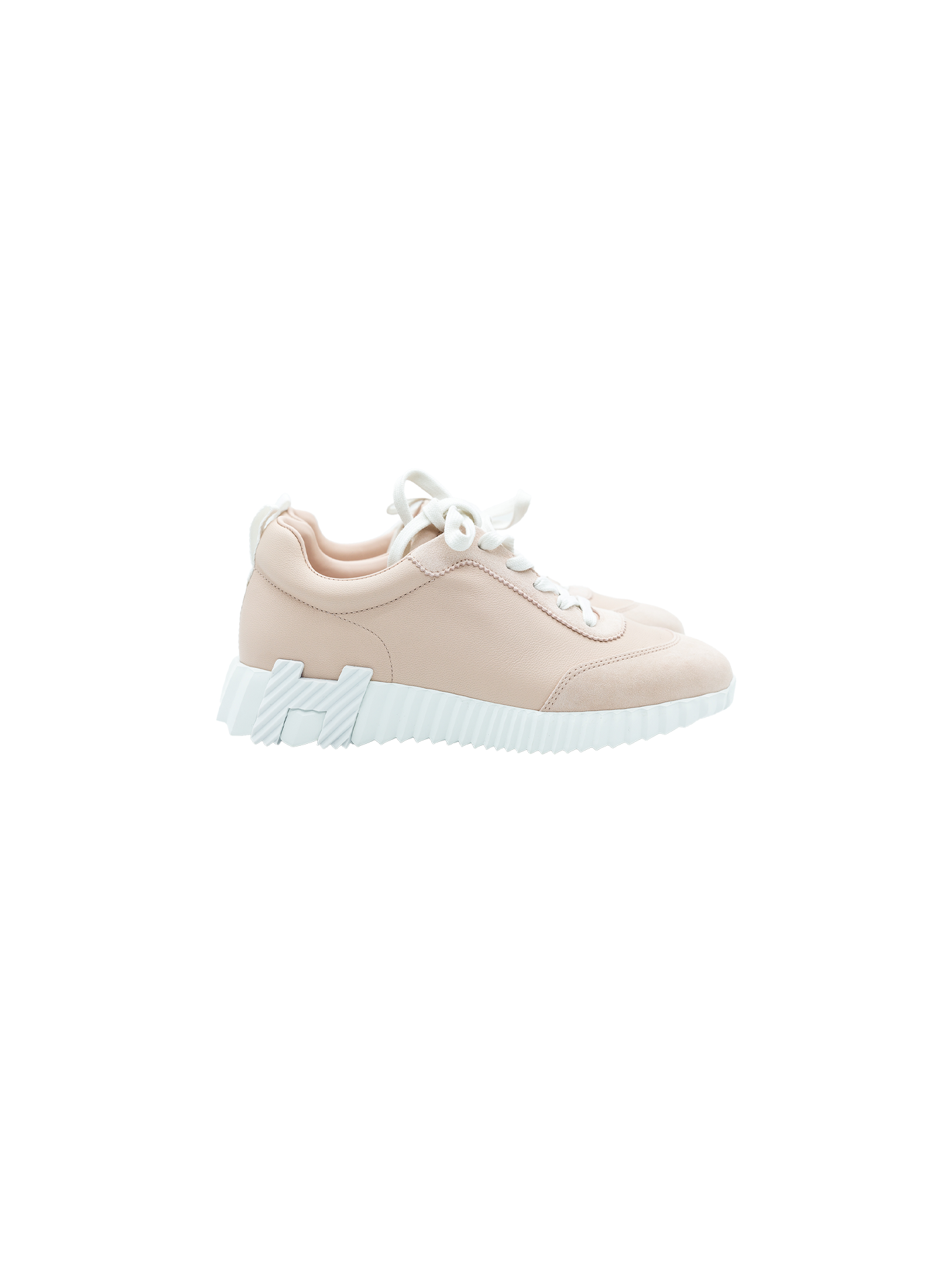 NEW HERMÈS BOUNCING SNEAKER ROSE PALOMINO