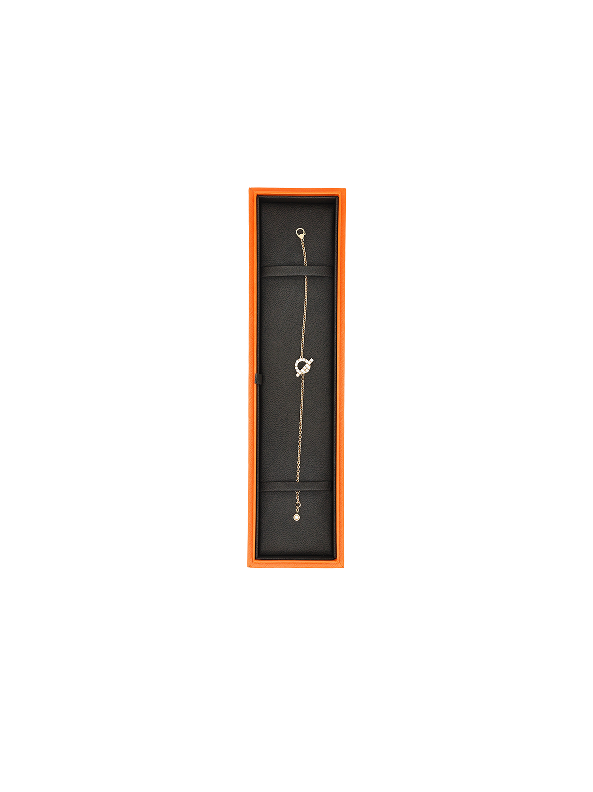 PRE-LOVED HERMÈS FINESSE BRACELET WITH DIAMOND ROSE GOLD
