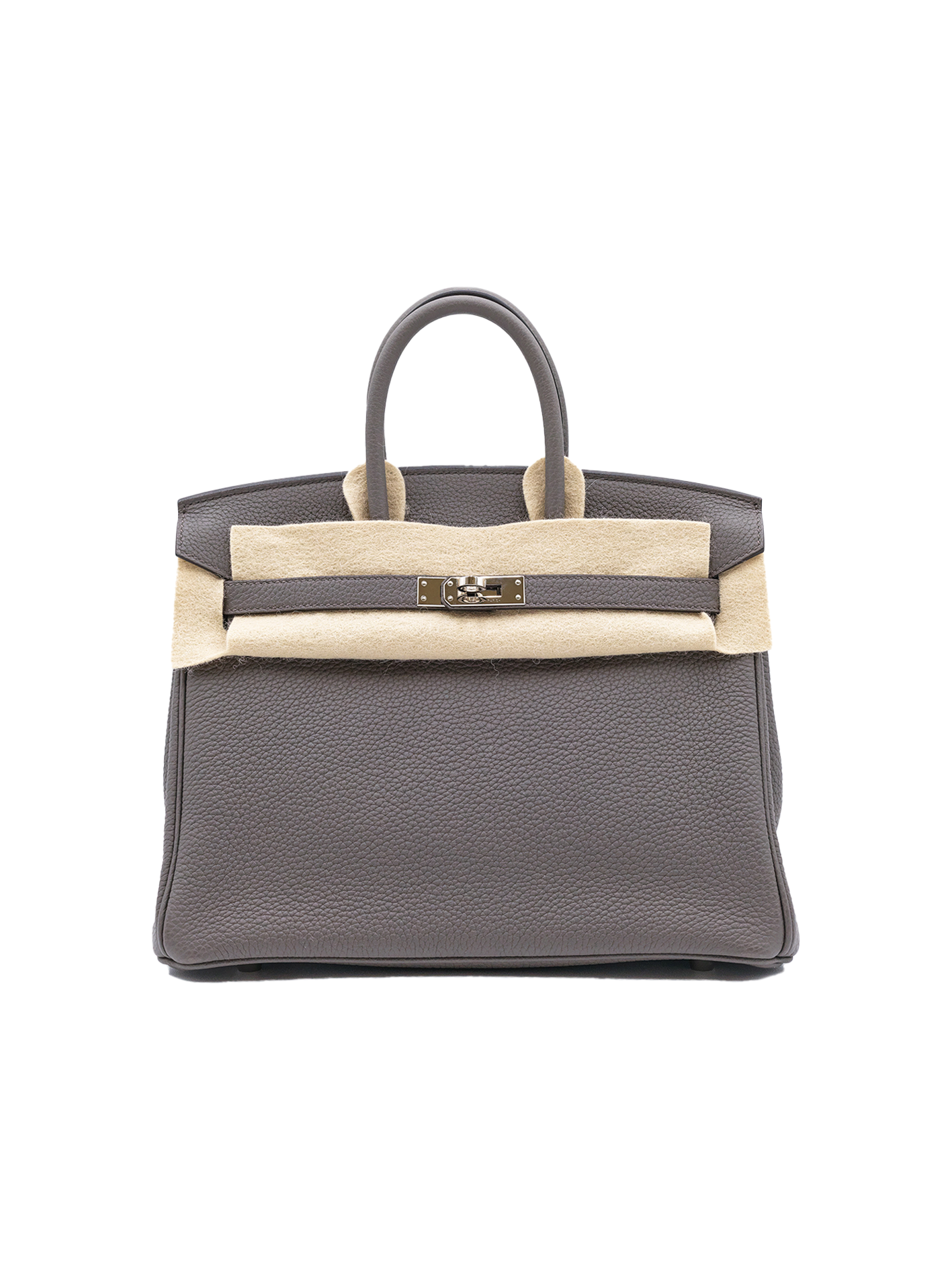 USED HERMES BIRKIN 25 TOGO ETAIN PHW