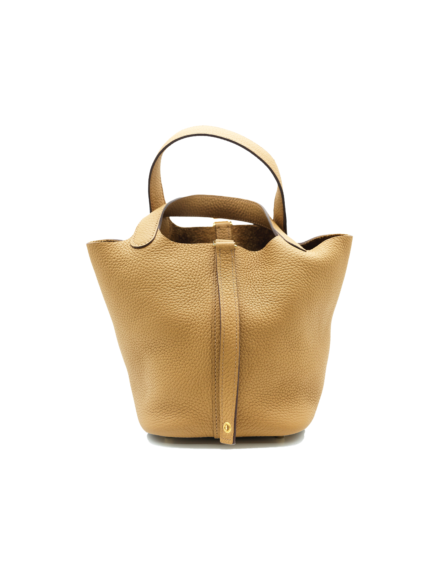 PRE-LOVED HERMÈS PICOTIN 18 TAURILLON CLEMENCE BISCUIT GHW
