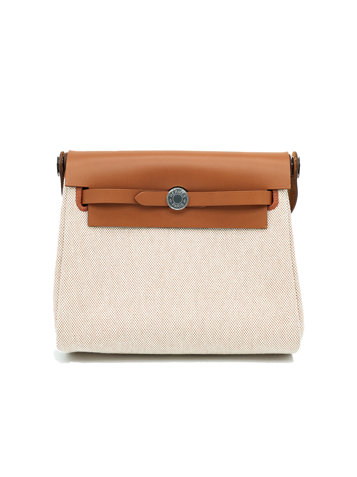 PRE-LOVED HERMÈS MINI HERBAG TOILE/ SWIFT GOLD PHW