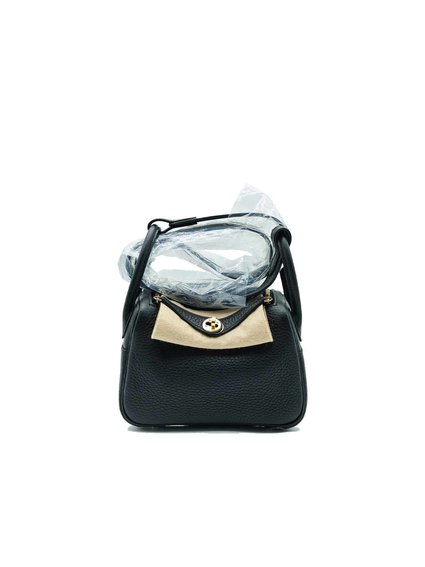 NEW HERMES MINI LINDY TAURILLON CLEMENCE BLACK GHW