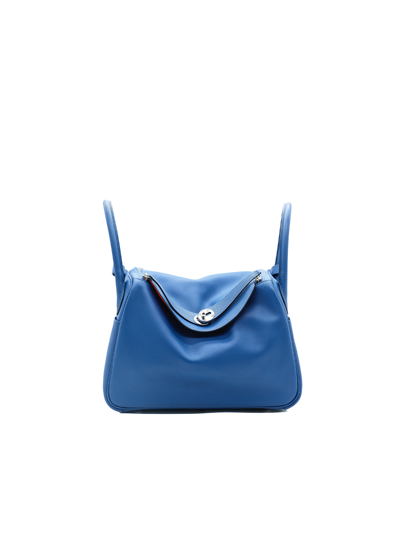 PRE-LOVED HERMÈS LINDY 30 SWIFT BLEU BRIGHTON/ CAPUCINE PHW