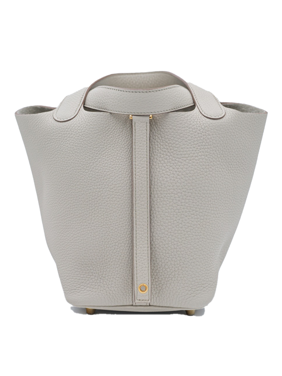 新款爱马仕 PICOTIN 18 TAURILLON CLEMENCE BETON GHW