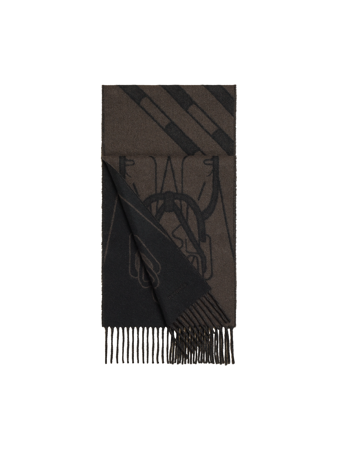 NEW HERMÈS TETE-A-TETE EQUESTRE SCARF