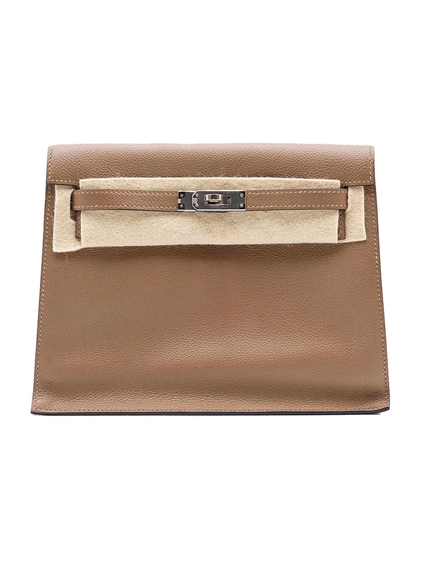 二手爱马仕凯莉包 (HERMES KELLY DANSE EVERCOLOR BEIGE DE WIMAR PHW)