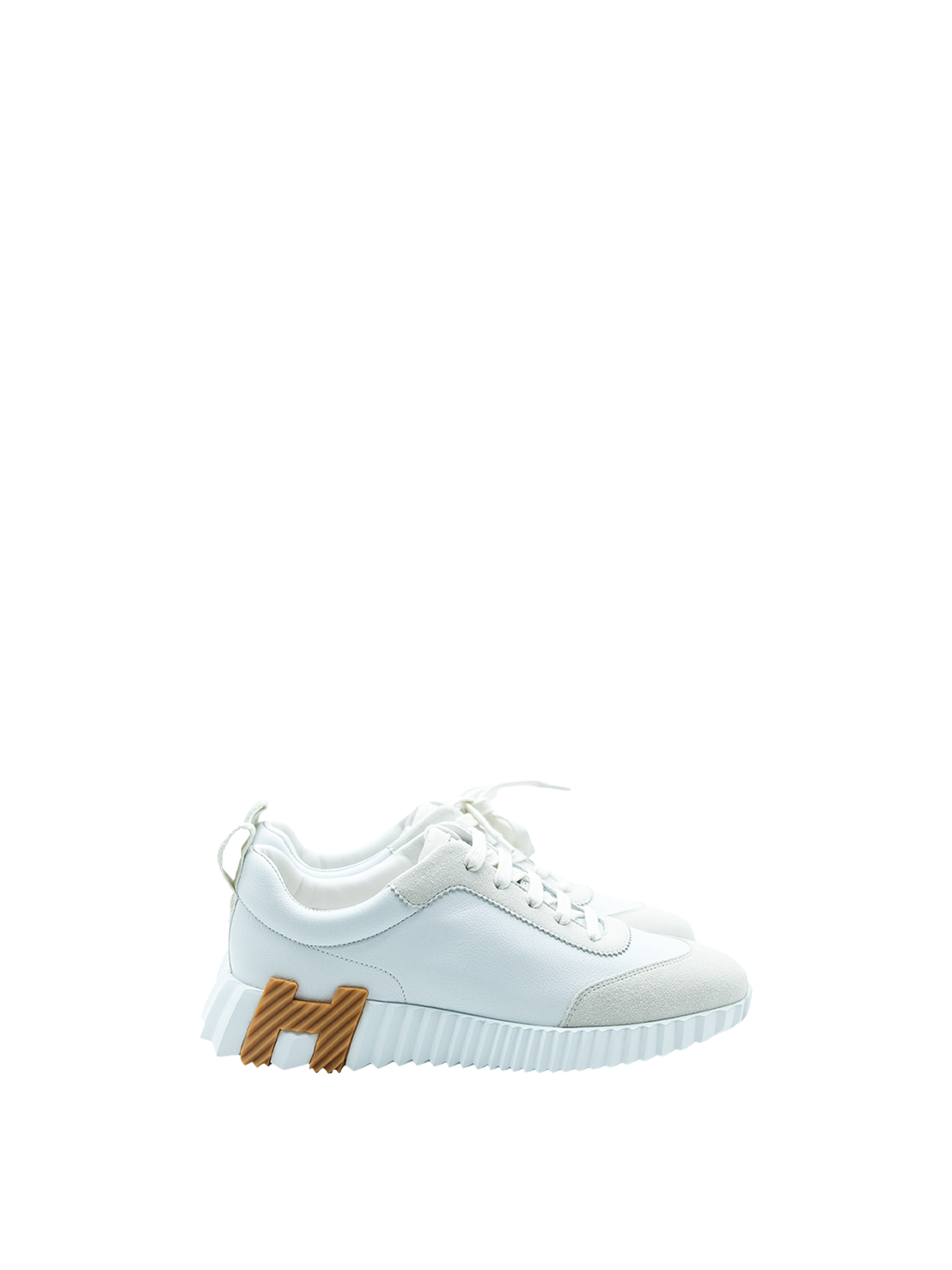 NEW HERMÈS BOUNCING SNEAKER WHITE