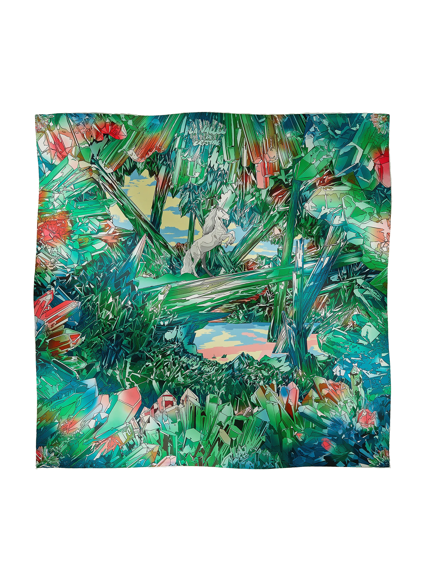 NEW HERMÈS LA VALLÉE DE CRISTAL SCARF