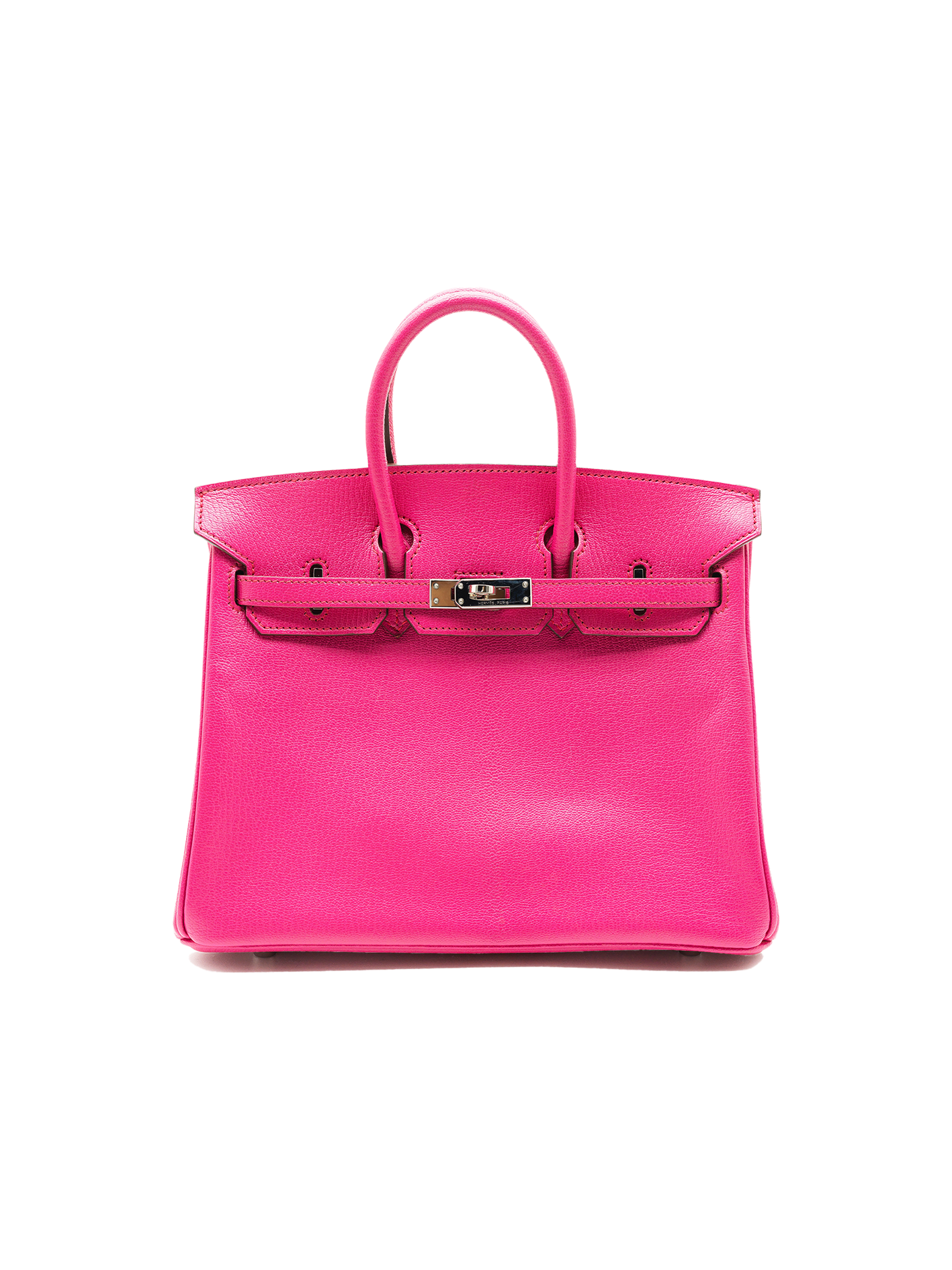 PRE-LOVED HERMES BIRKIN 25 MYSORE ROSE SHOCKING PHW